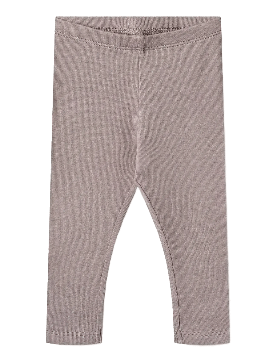Wheat - Rib Leggings Maddy - leggings - dusty purple - 0