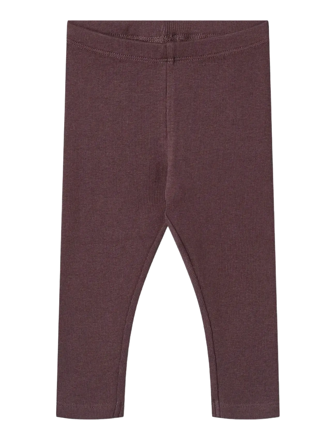 Wheat Rib Leggings Maddy, 68, Brown, Underdele > Leggings, Børn