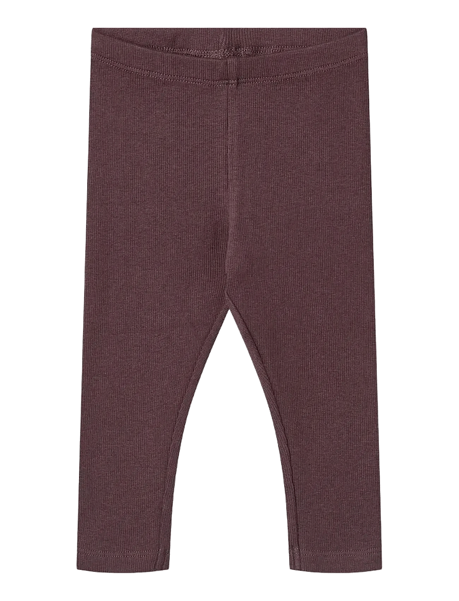 Wheat - Rib Leggings Maddy - leggings - fudge - 0