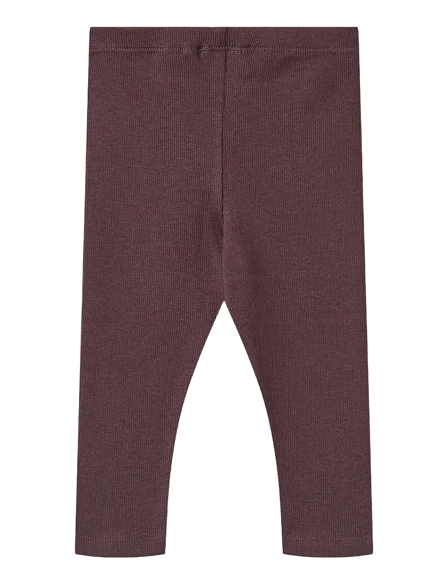Wheat - Rib Leggings Maddy - leggings - fudge - 1