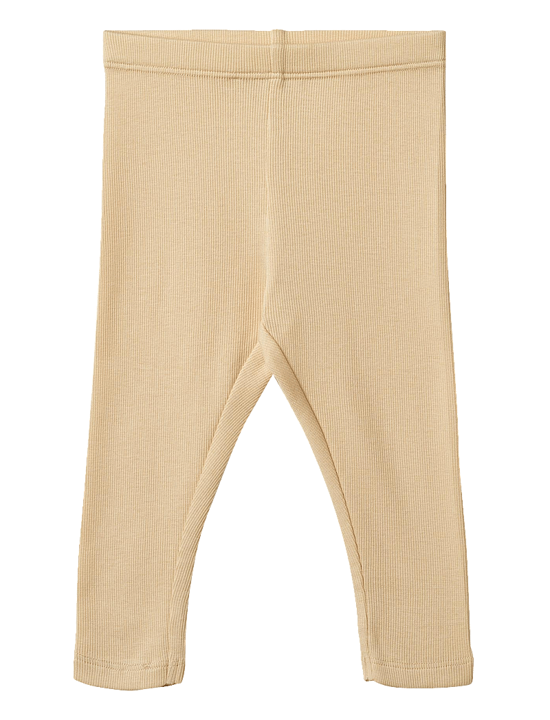 Wheat - Rib Leggings Maddy - leggings - macadamia - 0