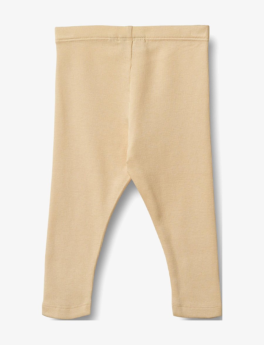 Wheat - Rib Leggings Maddy - leggings - macadamia - 1