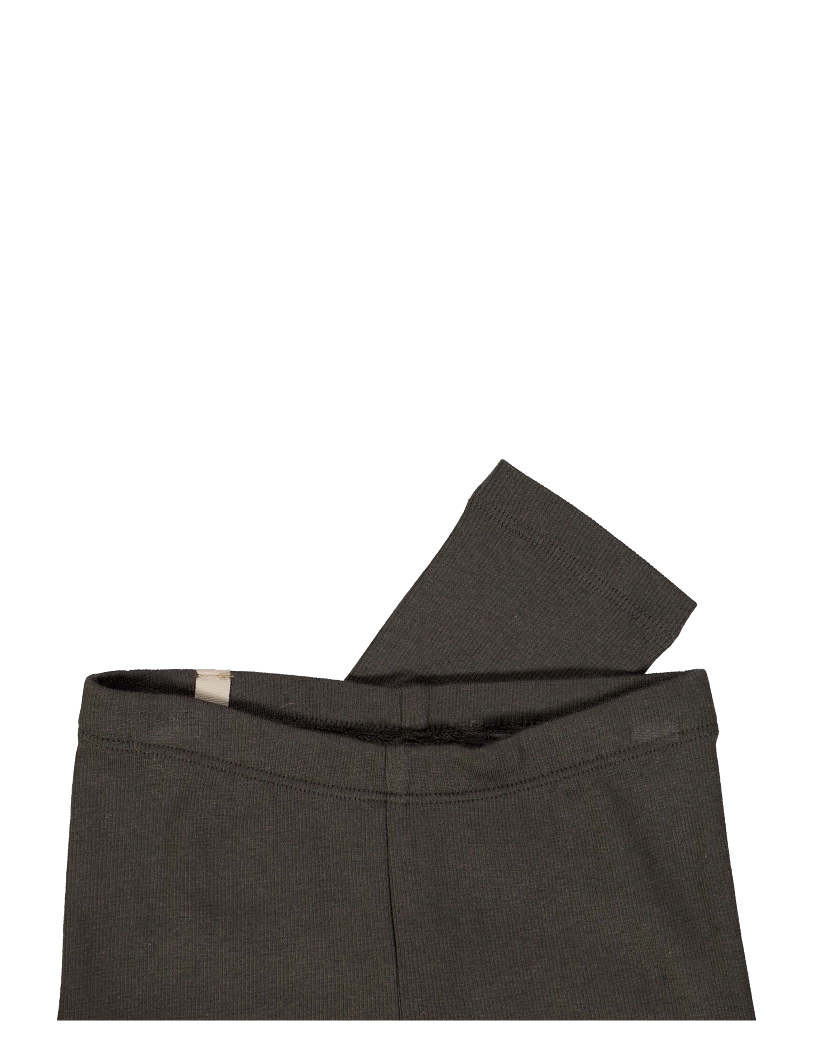 Wheat - Rib Leggings - laveste priser - black granite - 1