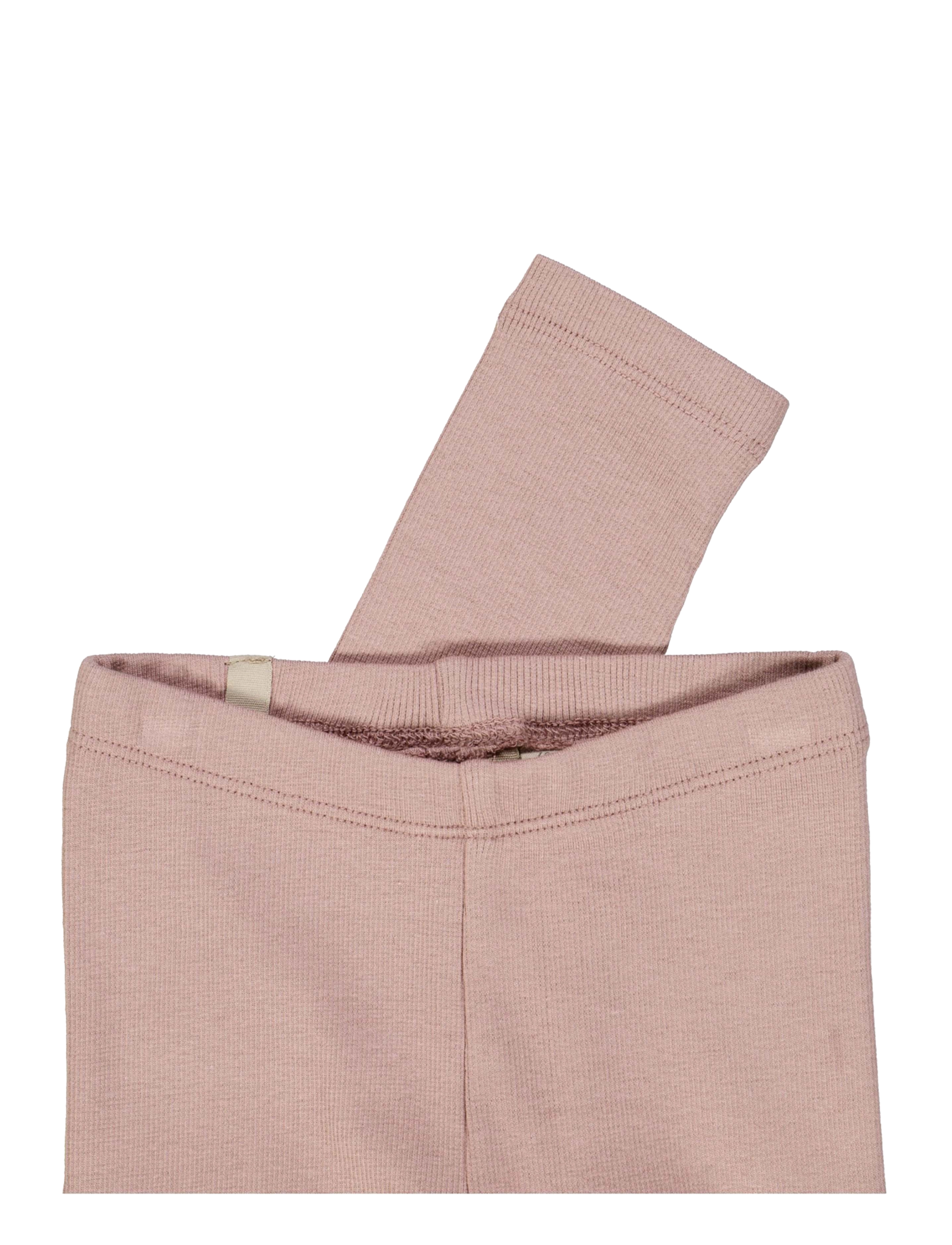 Wheat - Rib Leggings - laveste priser - powder brown - 2