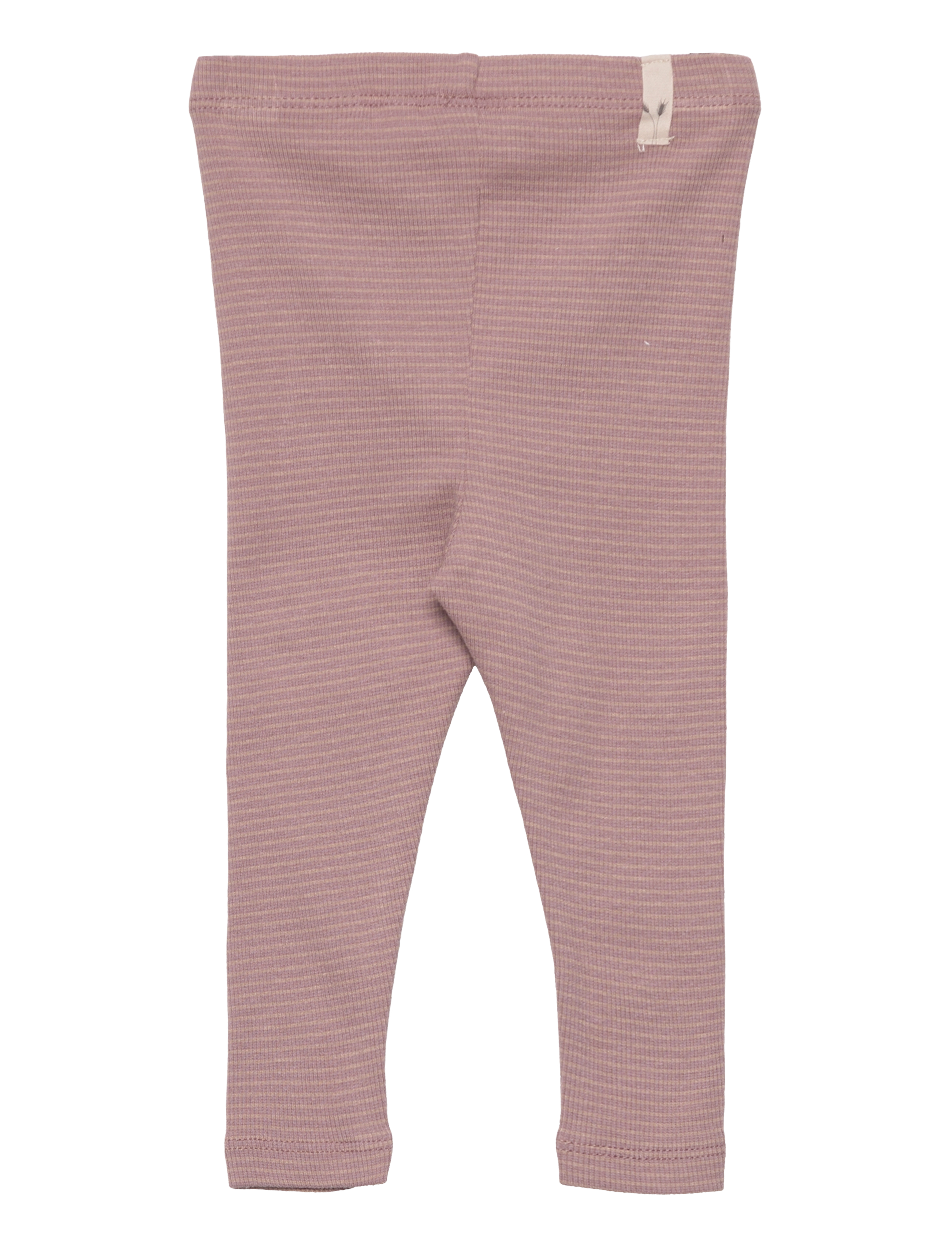 Wheat - Rib Leggings - lilac stripe - 1