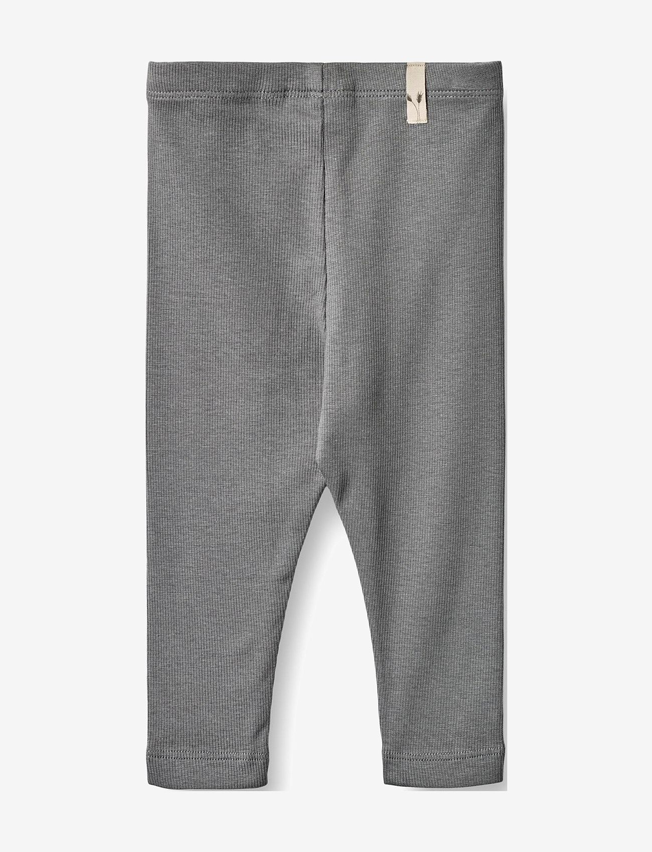 Wheat - Rib Leggings Maddy - autumn sky - 1