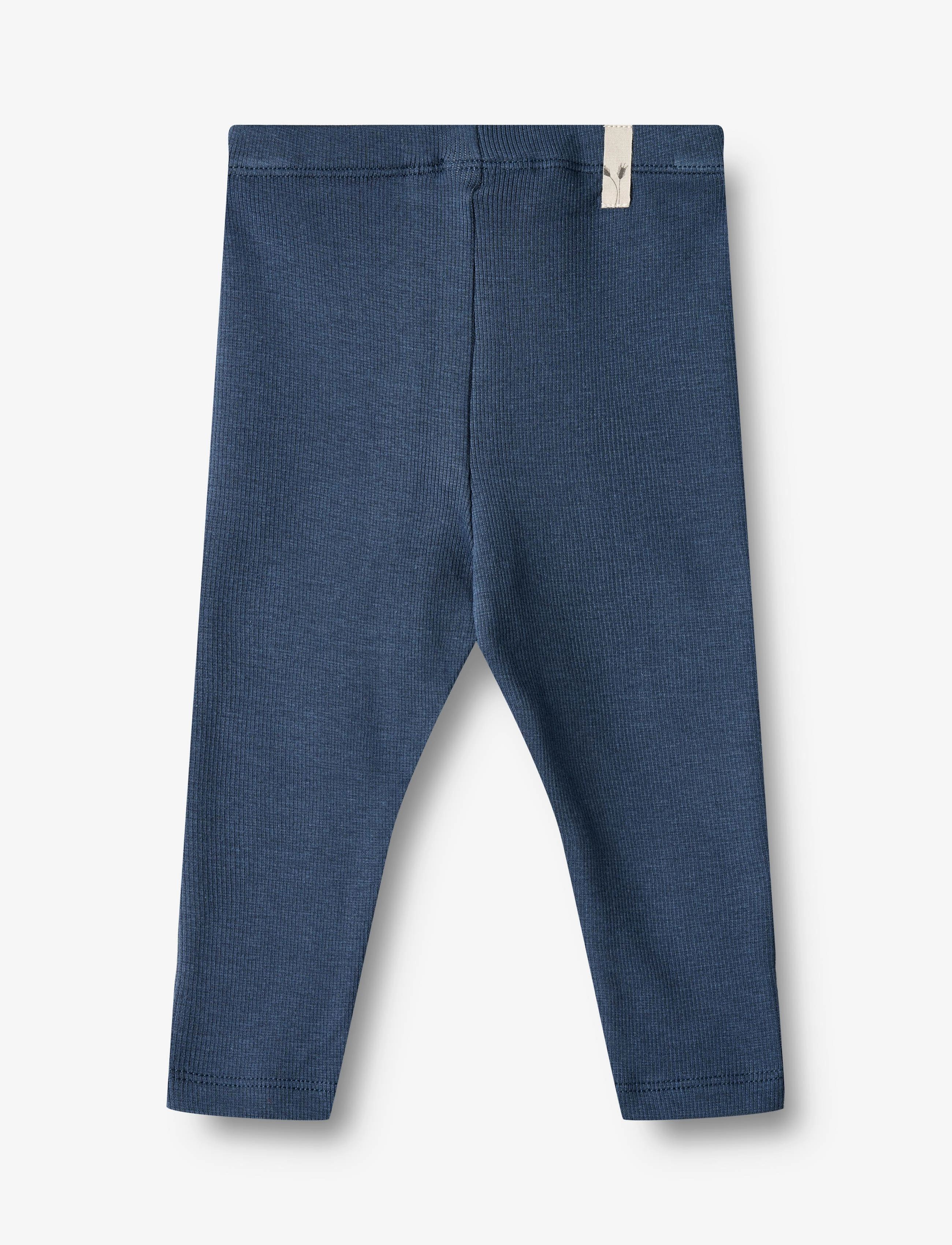 Wheat - Rib Leggings Maddy - blue waves - 1