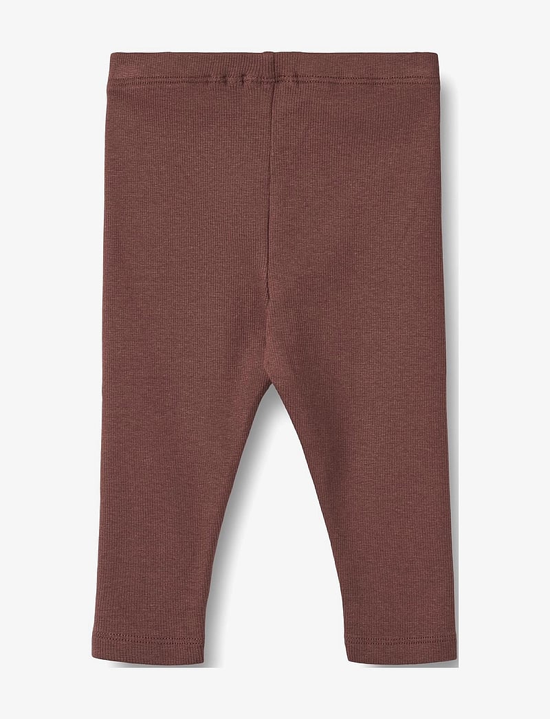 Wheat - Rib Leggings Maddy - leggings - eggplant - 1