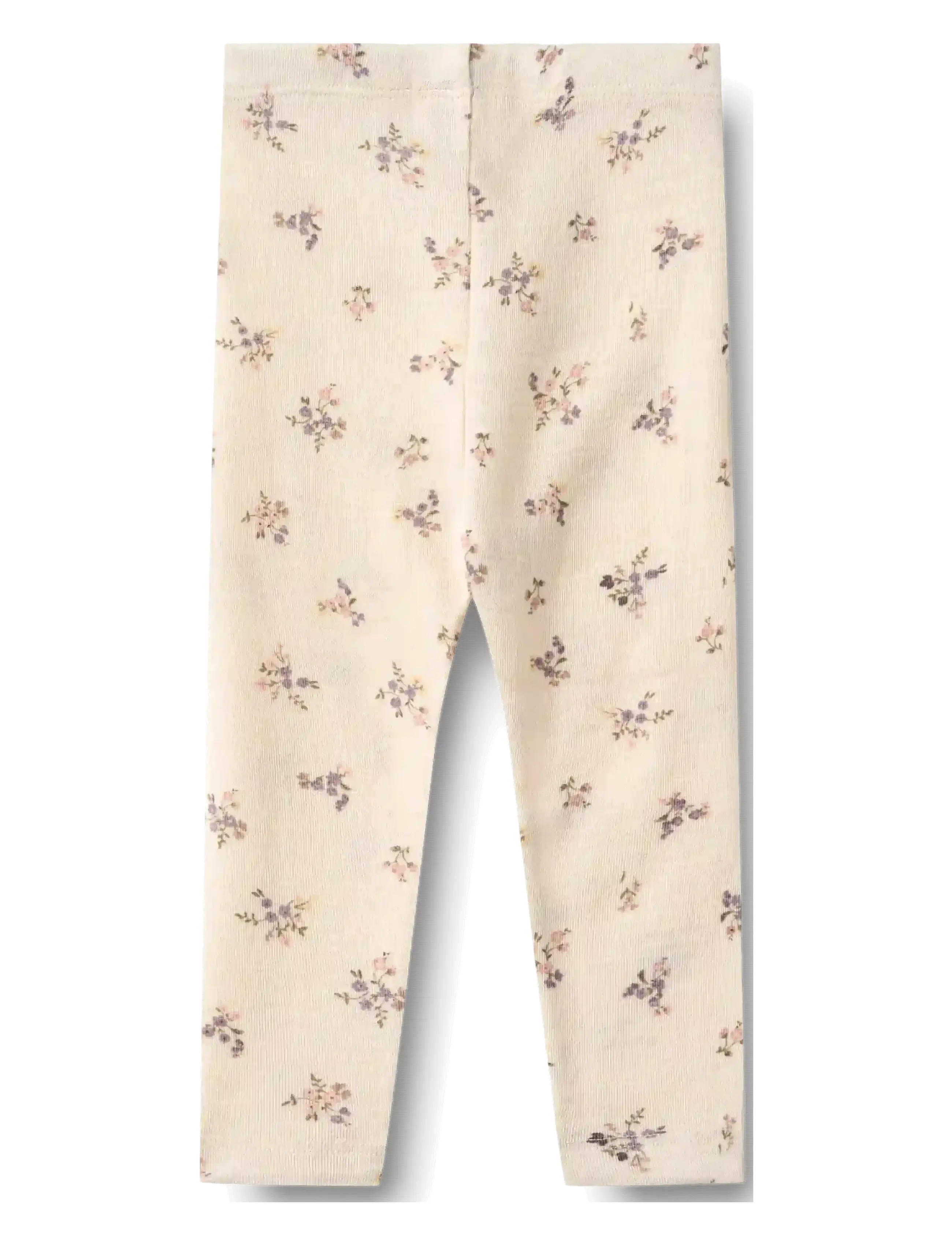 Wheat - Wool Leggings Agi - leggings - eggshell flowers - 1