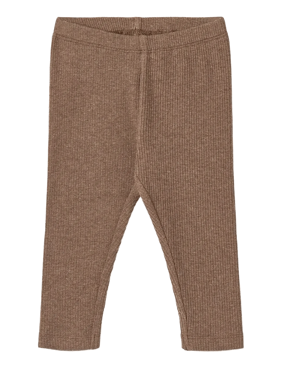 Wheat - Jersey Legggings Jules - coffee melange - 0