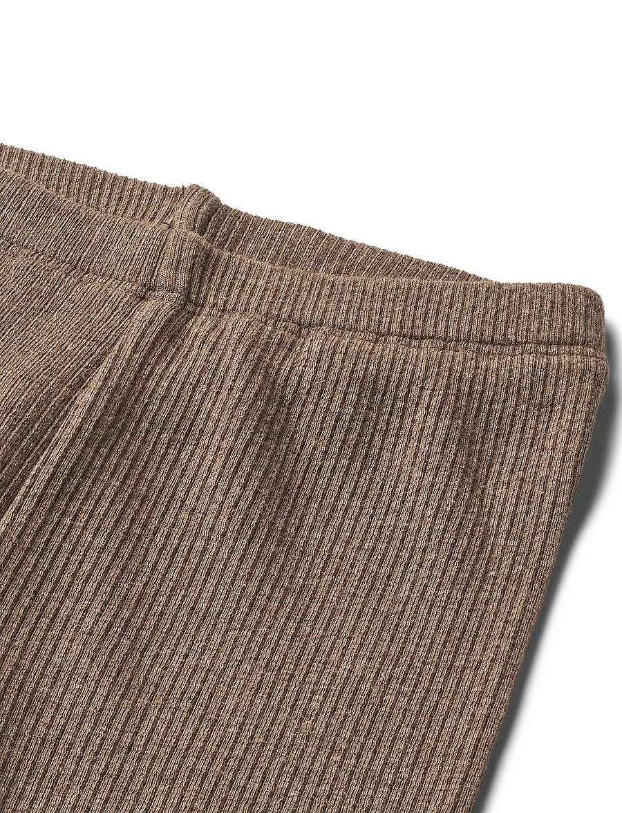 Wheat - Jersey Legggings Jules - coffee melange - 2