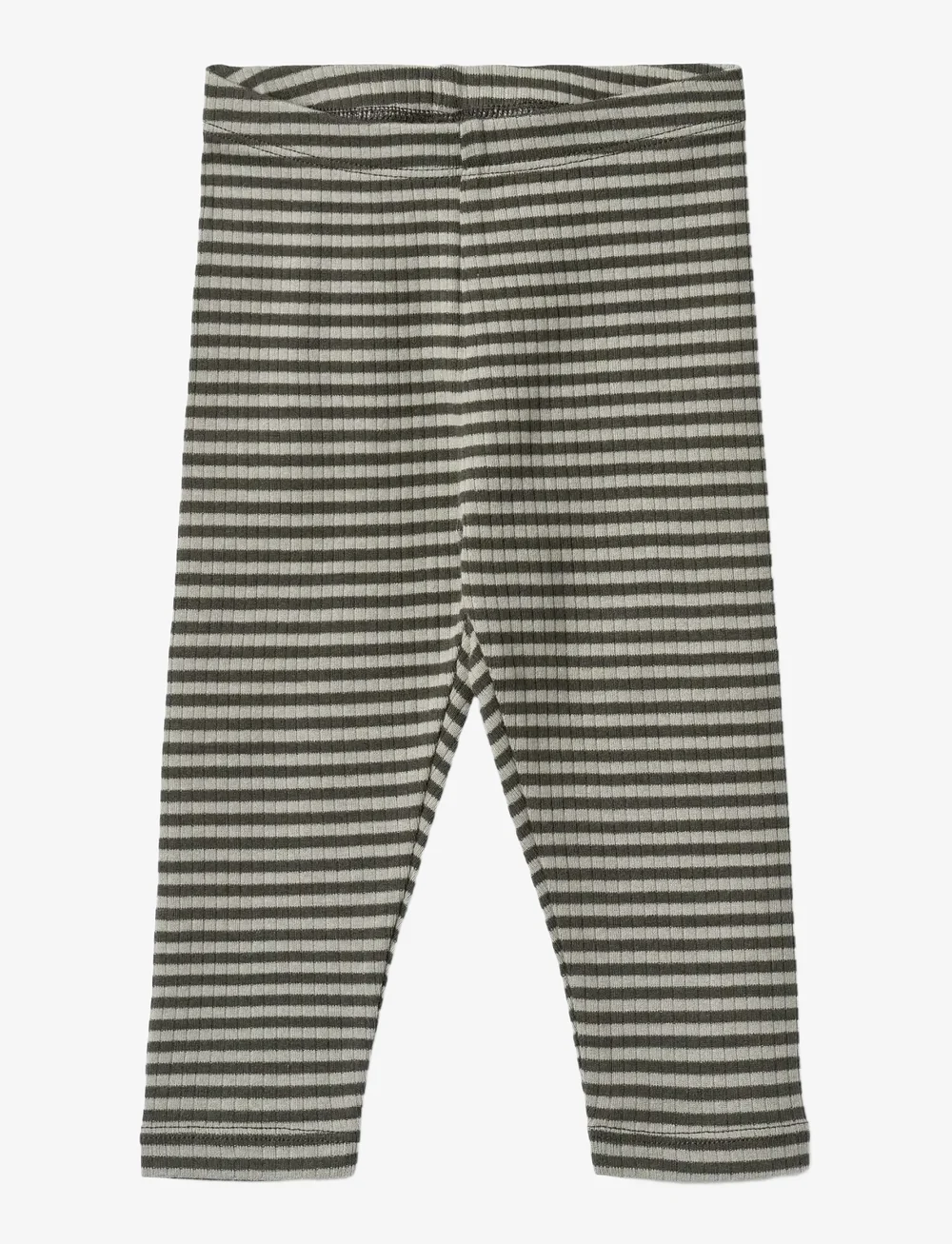 Wheat - Jersey Leggings Jules - leggings - winter forest stripe - 0