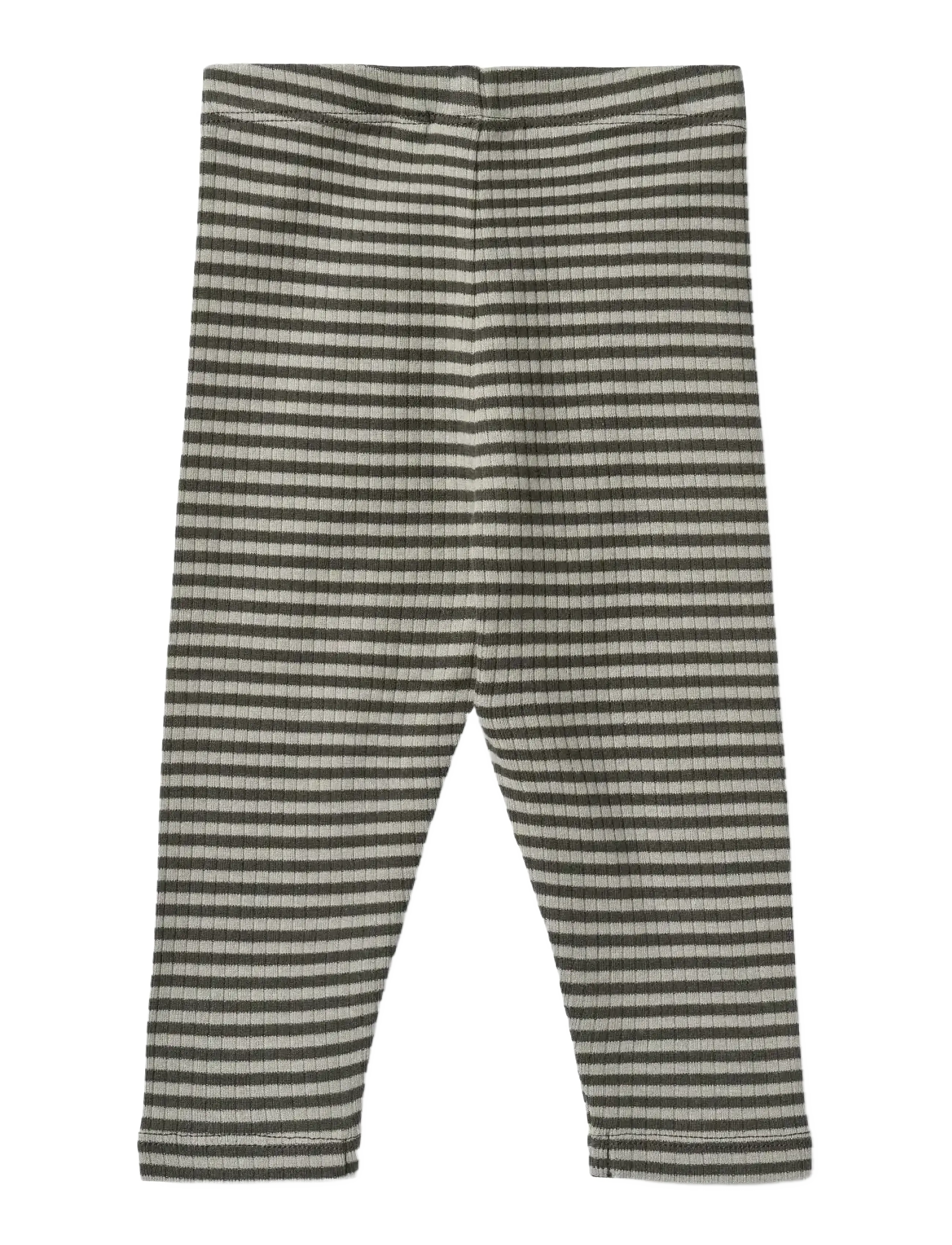 Wheat - Jersey Leggings Jules - leggings - winter forest stripe - 1