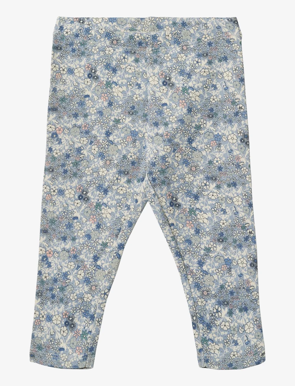 Wheat - Jersey Leggings Jules - leggings - blue summer flowers - 0