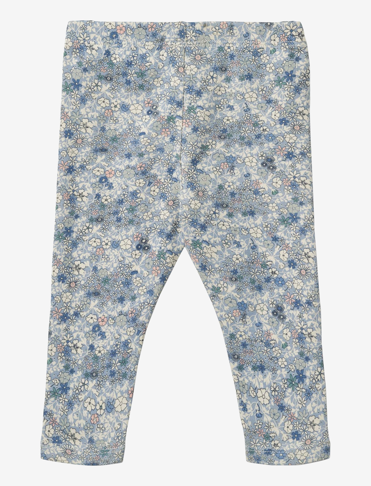 Wheat - Jersey Leggings Jules - herbstliche kleidung - blue summer flowers - 1