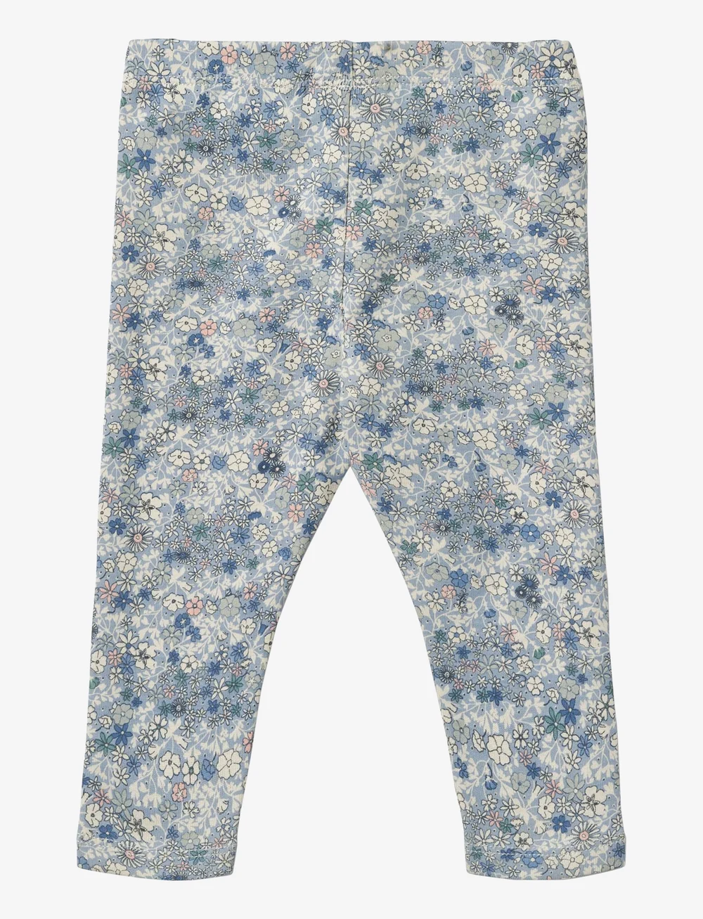 Wheat - Jersey Leggings Jules - leggings - blue summer flowers - 1