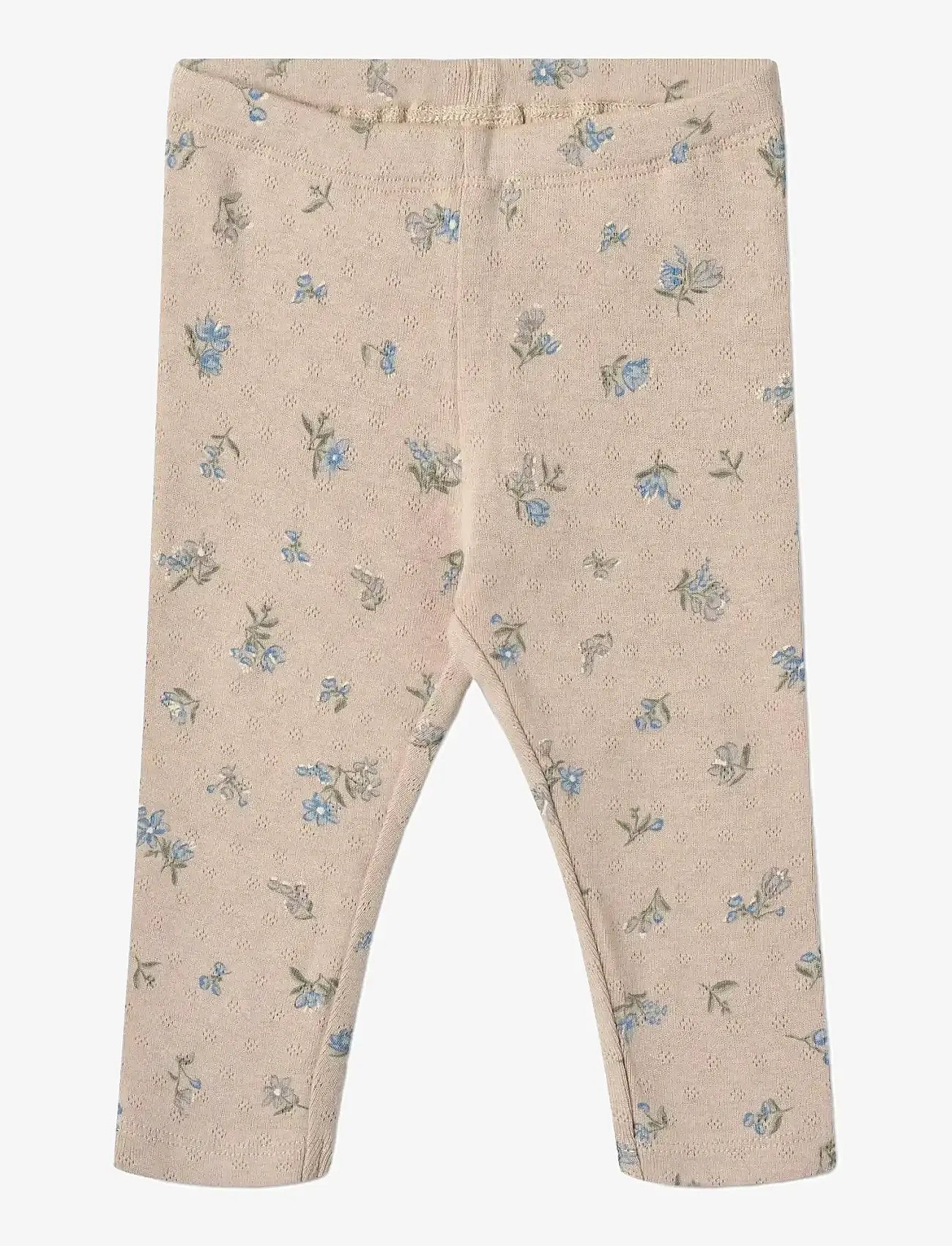 Wheat - Jersey Leggings Jules - autumn clothing - warm sand flowers - 0