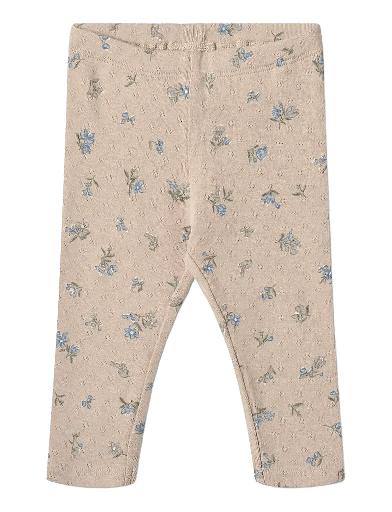 Wheat - Jersey Leggings Jules - leggings - warm sand flowers - 0