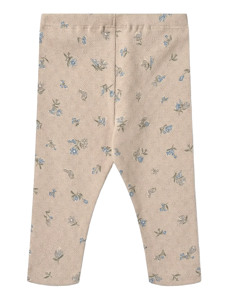 Wheat - Jersey Leggings Jules - leggings - warm sand flowers - 1
