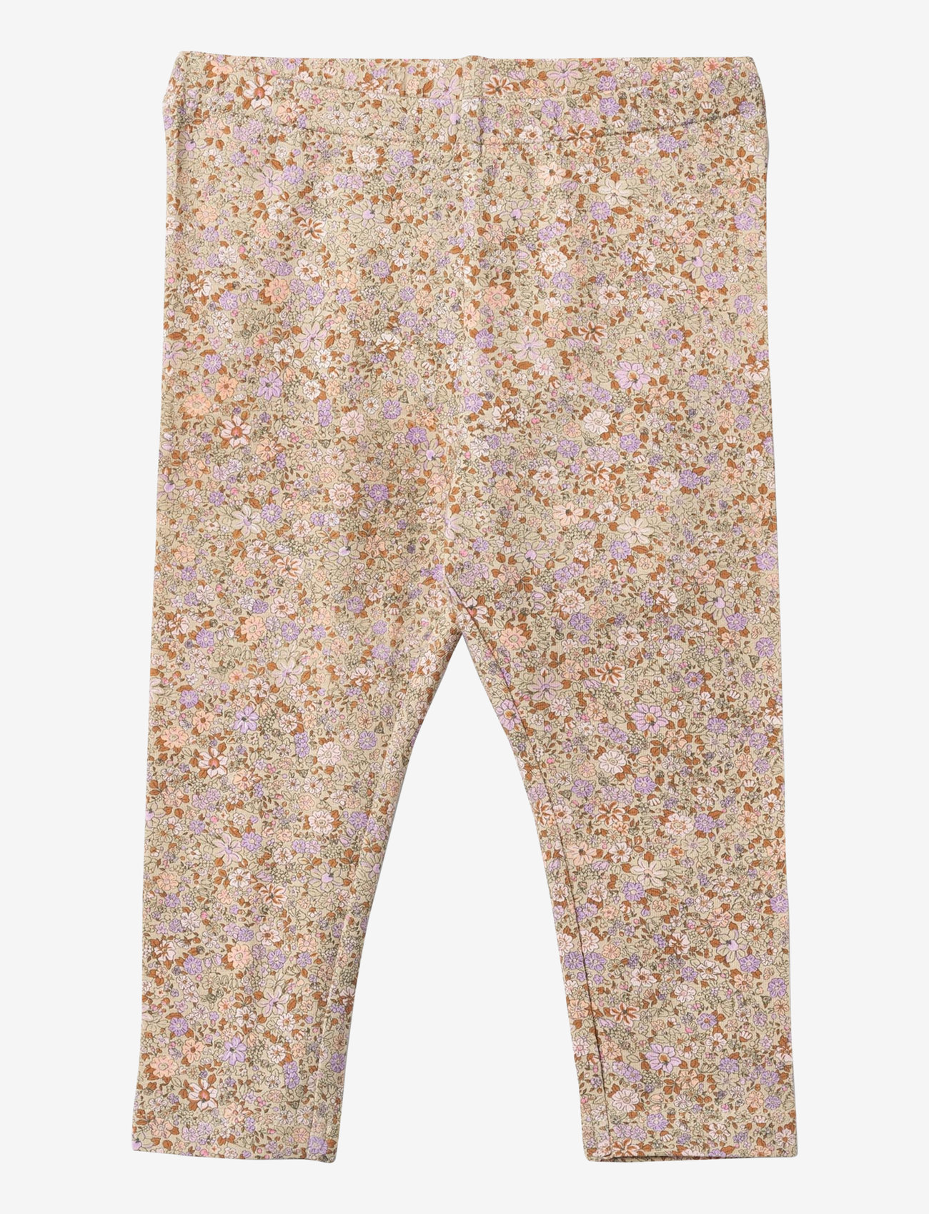 Wheat - Jersey Leggings Jules - herbstliche kleidung - lilac flower meadow - 0