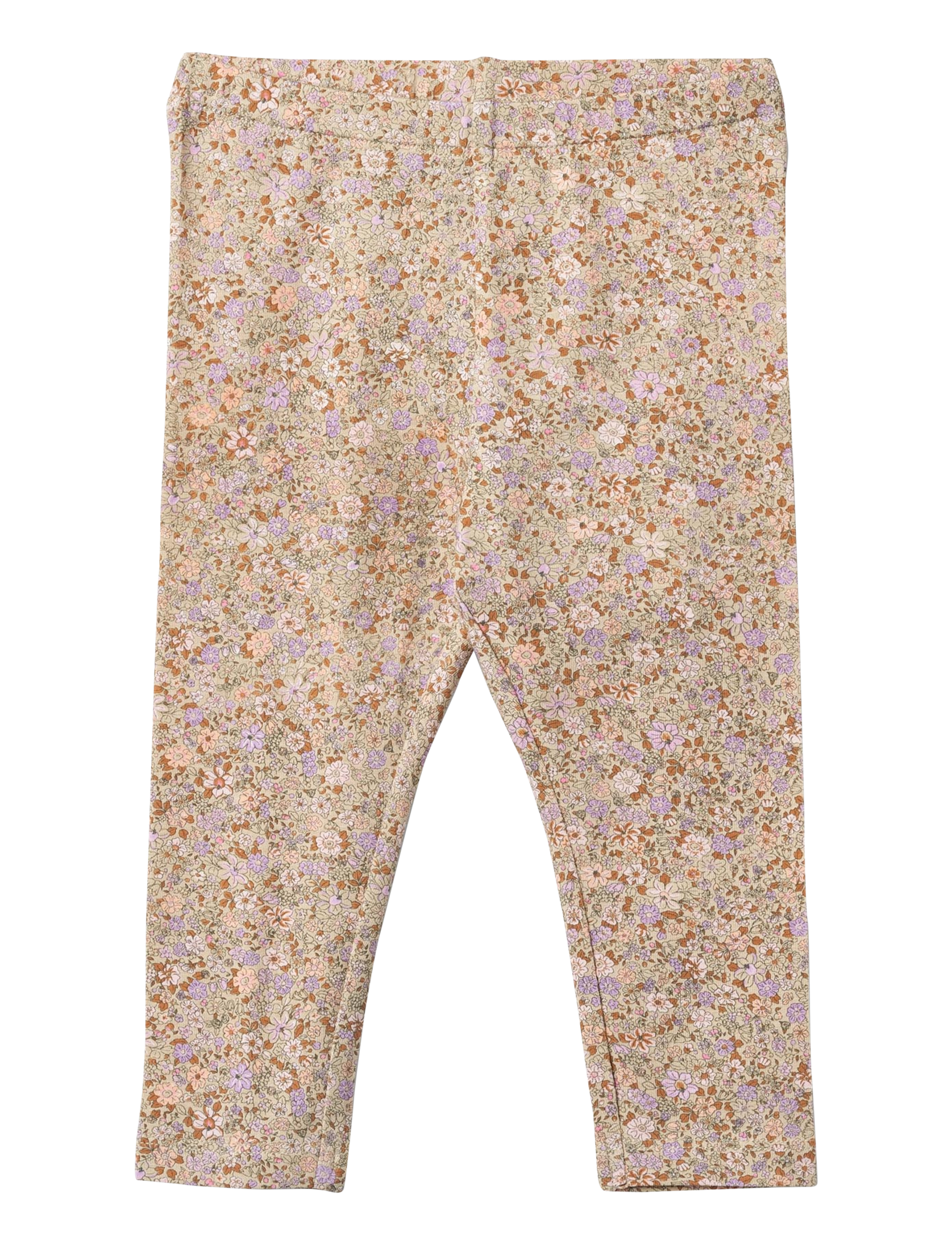 Wheat Jersey Leggings Jules - Tøj - LILAC FLOWER MEADOW / beige