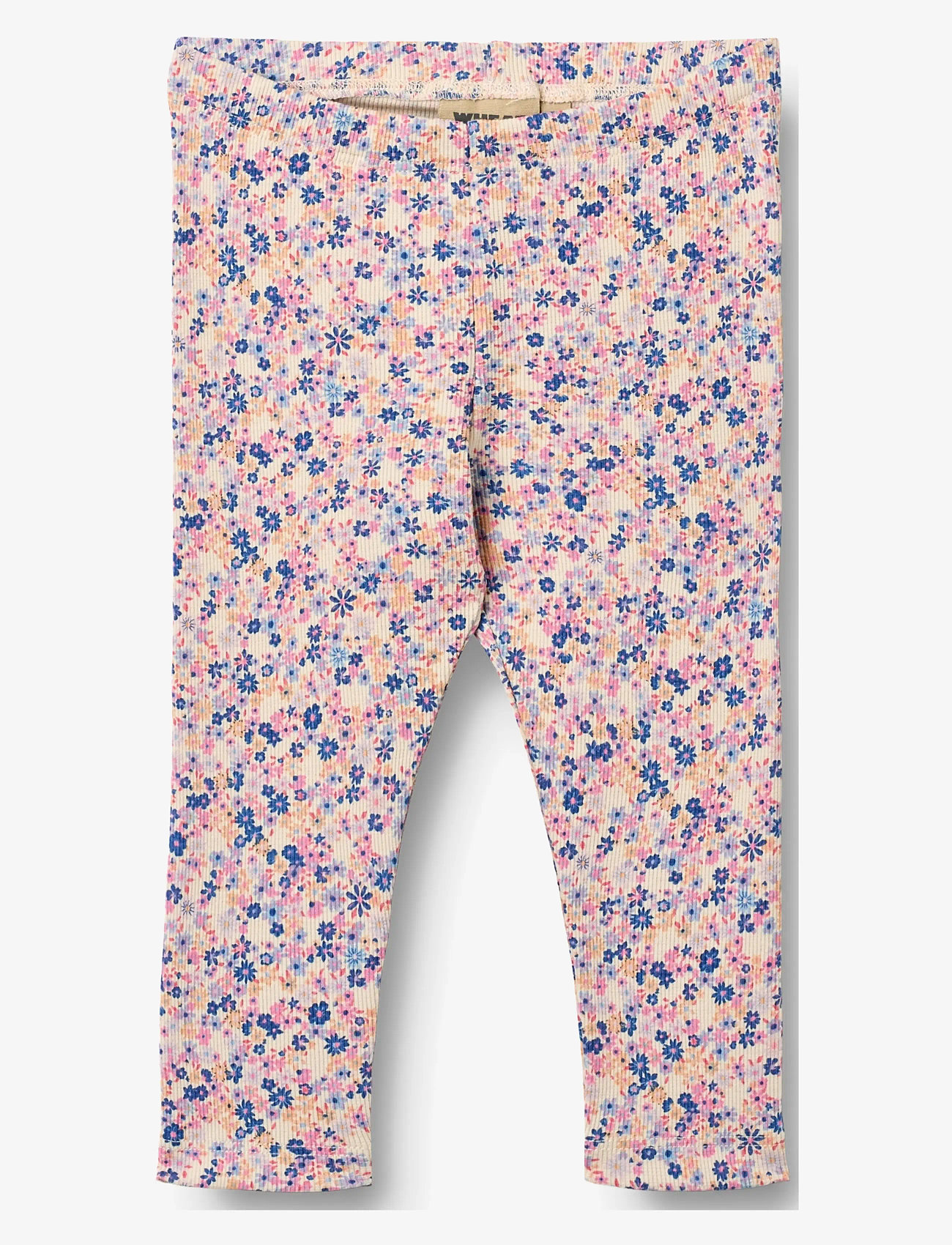 Wheat - Jersey Leggings Jules - leggings - pink blue flowers - 0