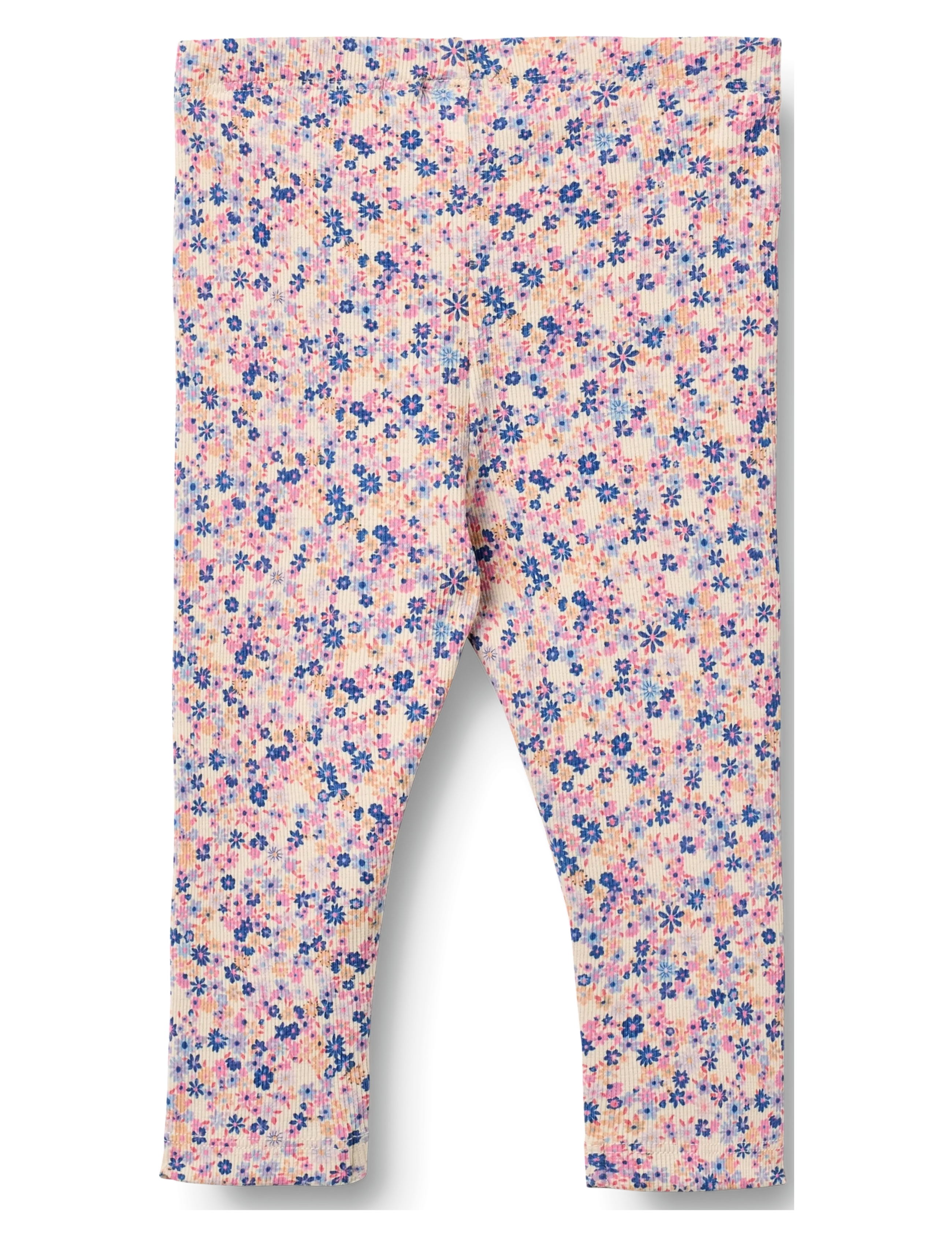 Wheat - Jersey Leggings Jules - leggings - pink blue flowers - 1