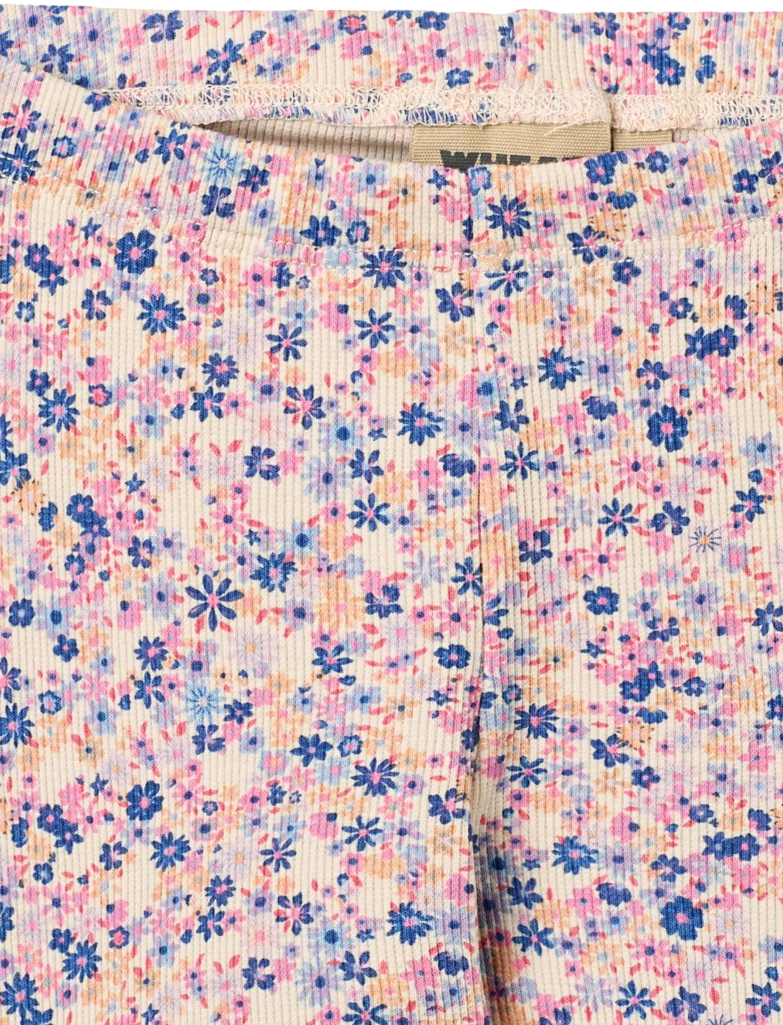Wheat - Jersey Leggings Jules - leggings - pink blue flowers - 2