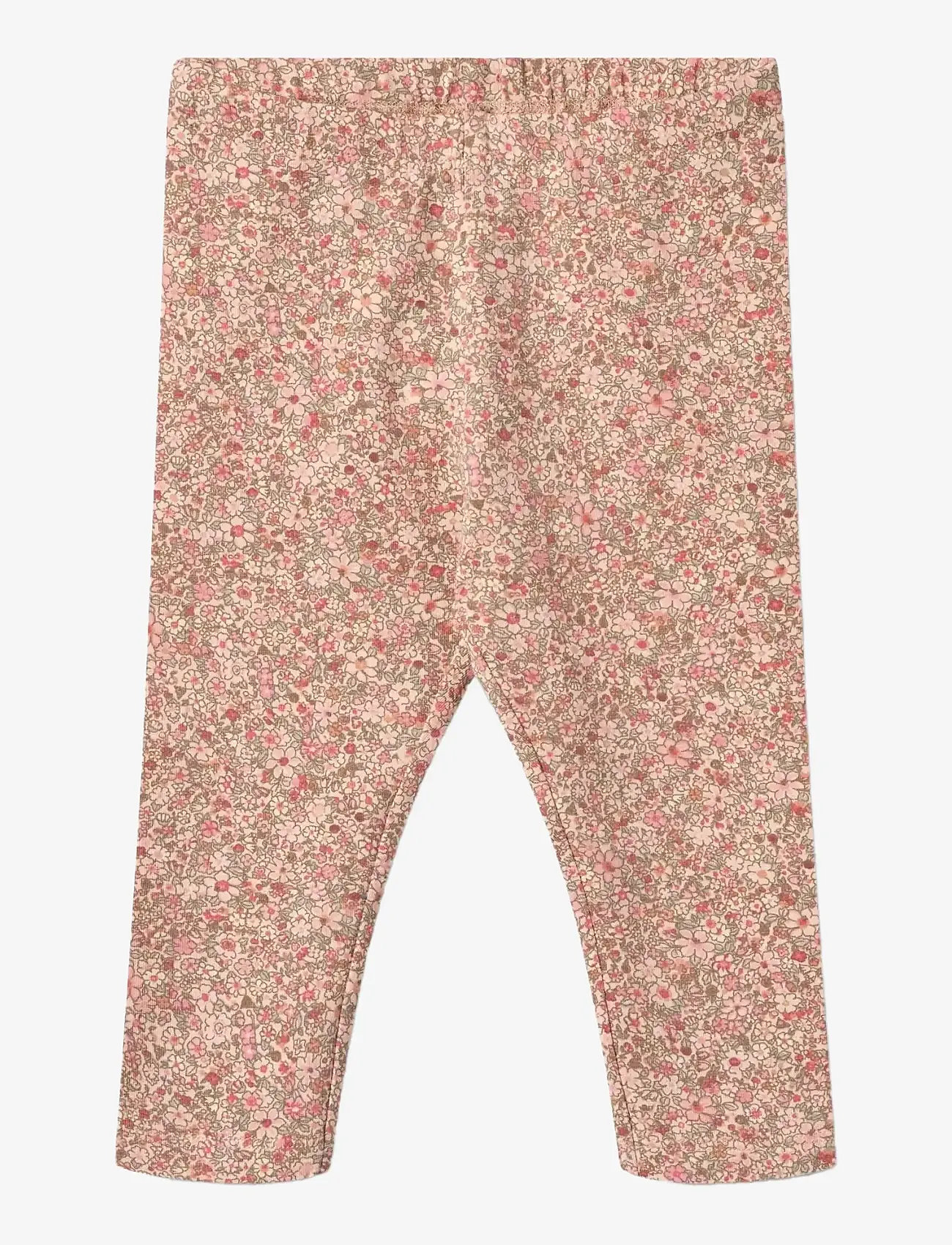 Wheat - Jersey Legggings Jules - autumn clothing - rose dust flower meadow - 0