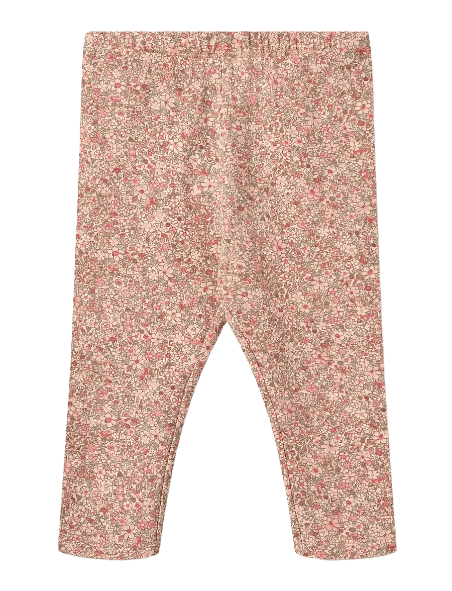 Wheat - Jersey Legggings Jules - leggings - rose dust flower meadow - 0