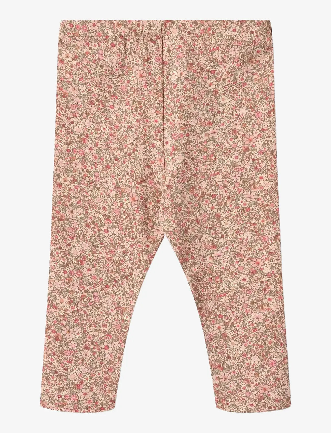 Wheat - Jersey Legggings Jules - autumn clothing - rose dust flower meadow - 1