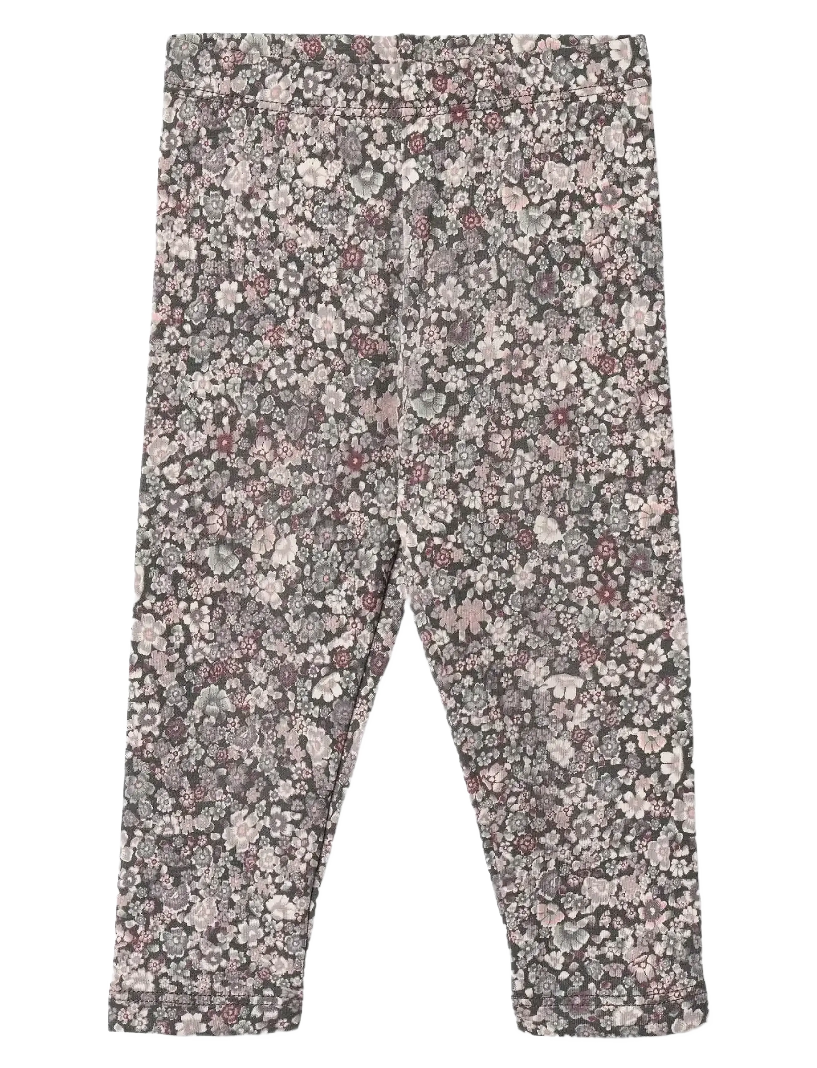 Jersey Leggings Jules - PURPLE STONE FLOWERS