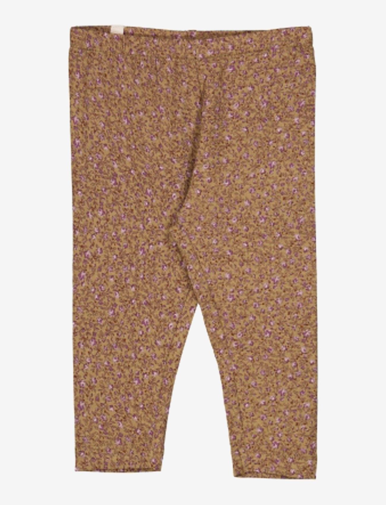 Wheat - Jersey Leggings - hazel flowers - 0