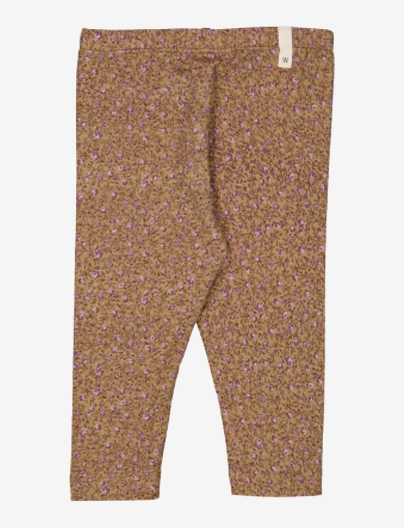 Wheat - Jersey Leggings - hazel flowers - 1