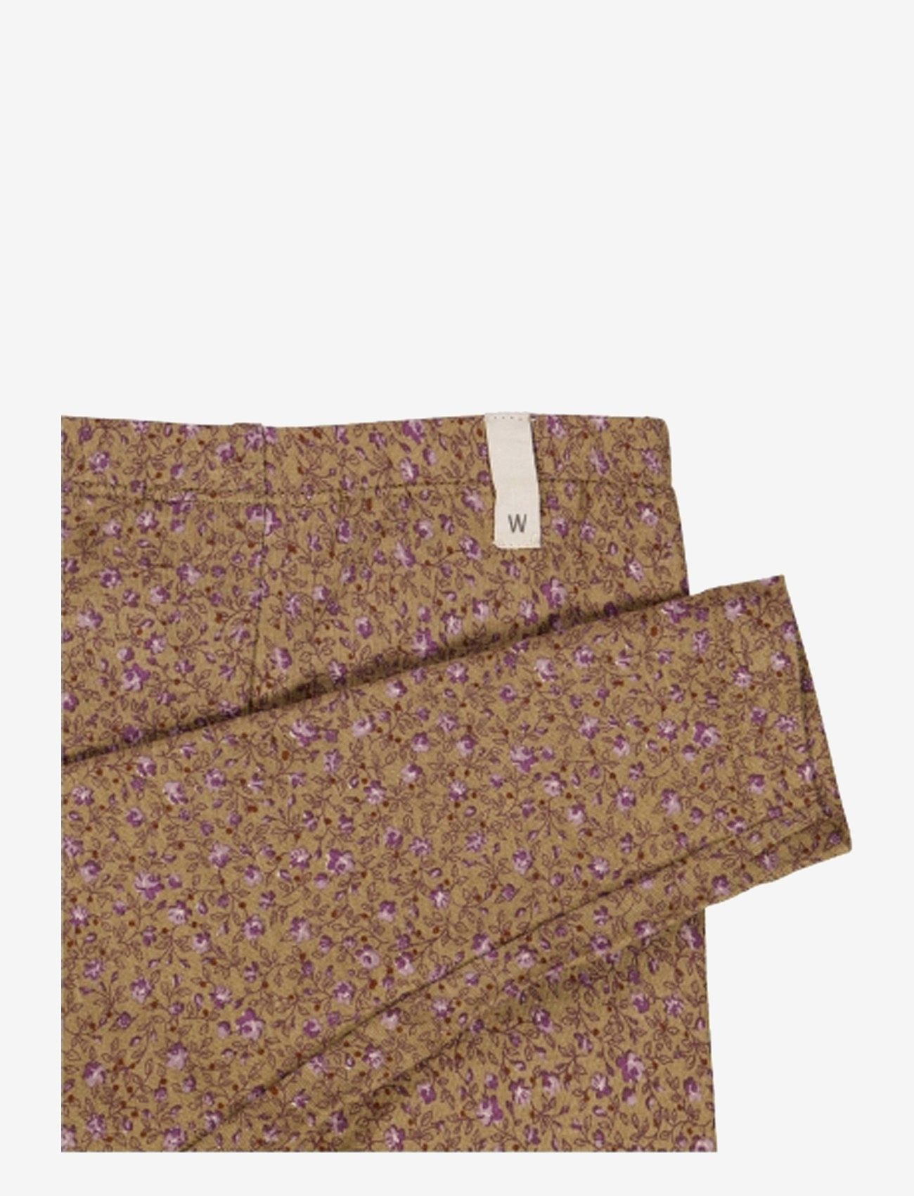 Wheat - Jersey Leggings - hazel flowers - 2