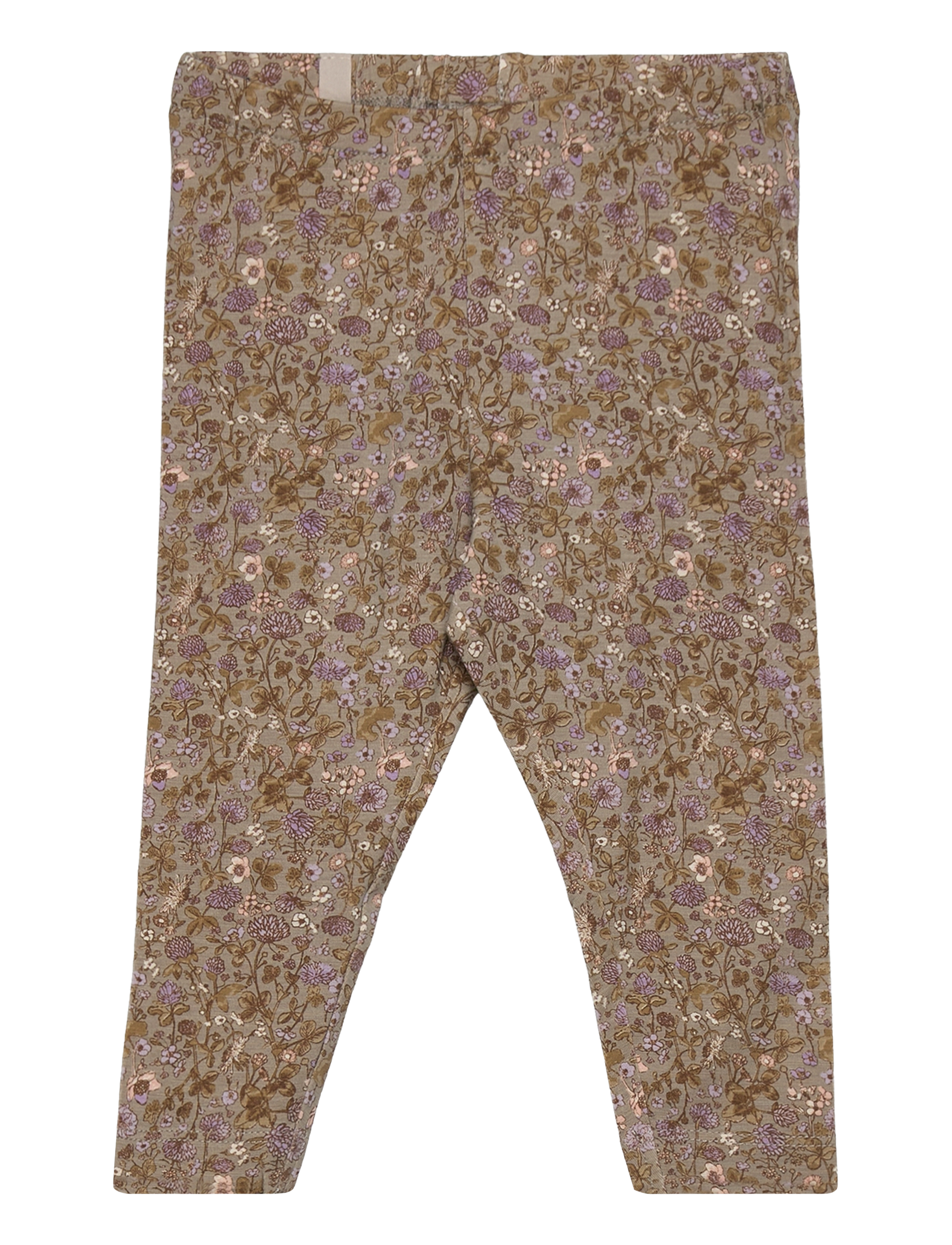 Wheat Jersey Leggings - Leggings - FOSSIL FLOWERS / multi