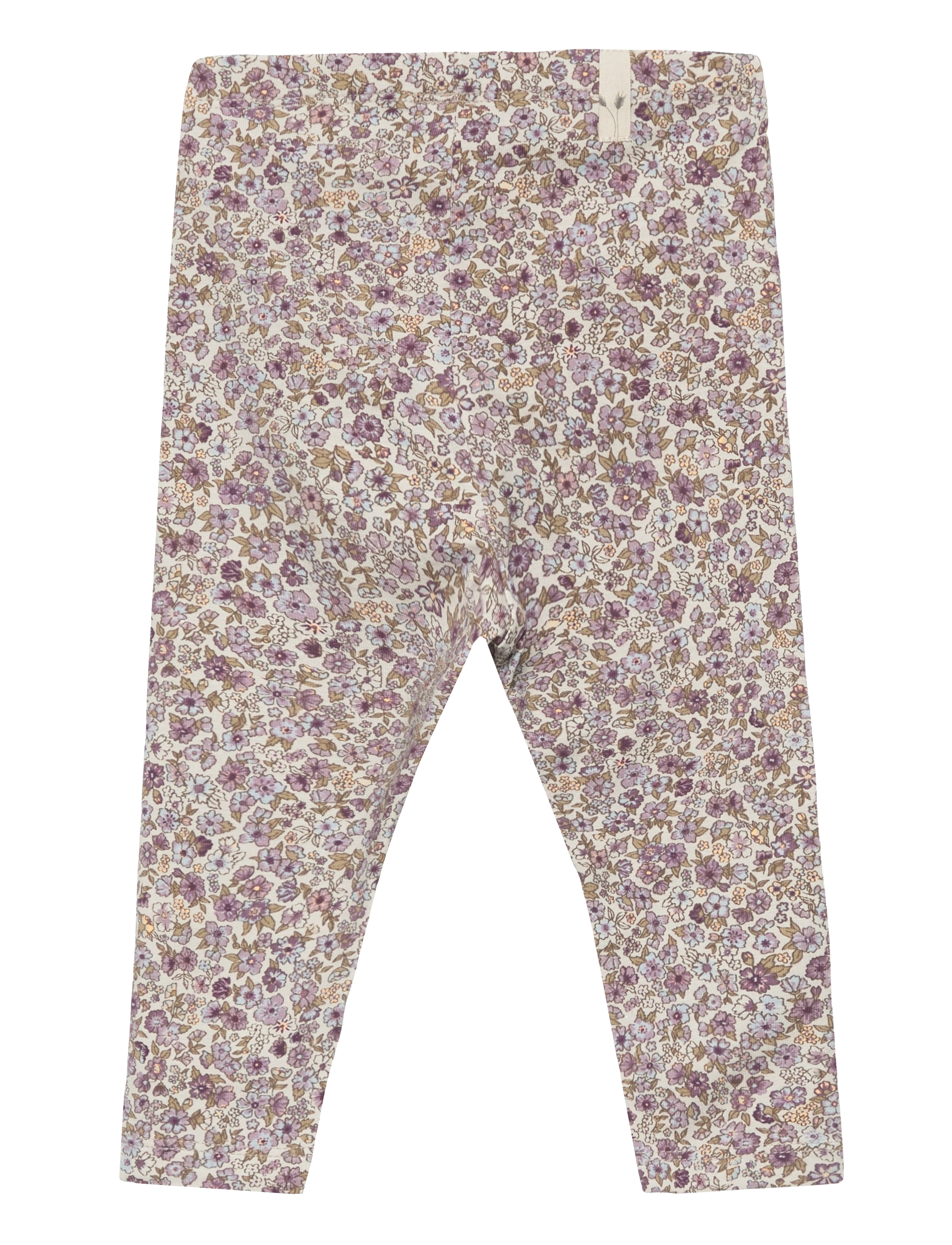 Wheat - Jersey Leggings Jules - grey rose flowers - 1