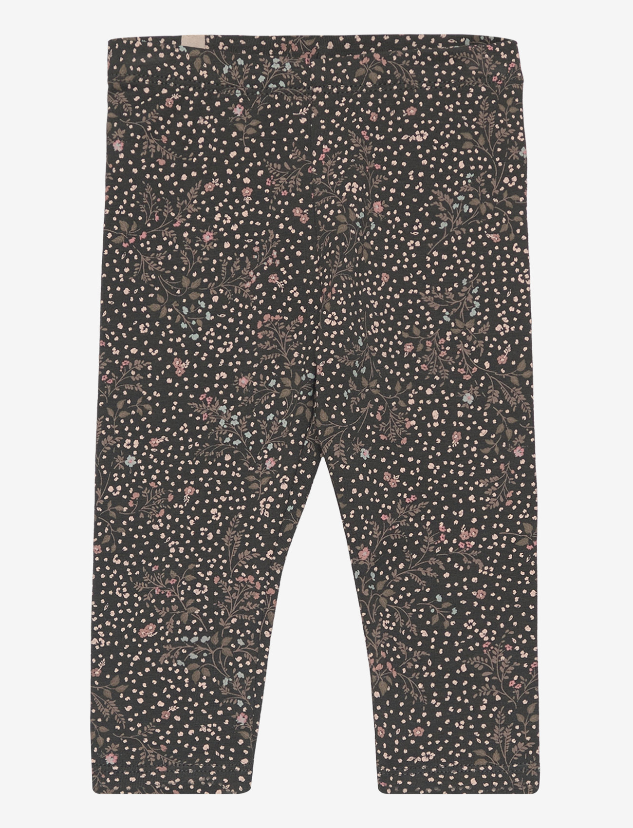 Wheat - Jersey Leggings Jules - black coal small flowers - 0