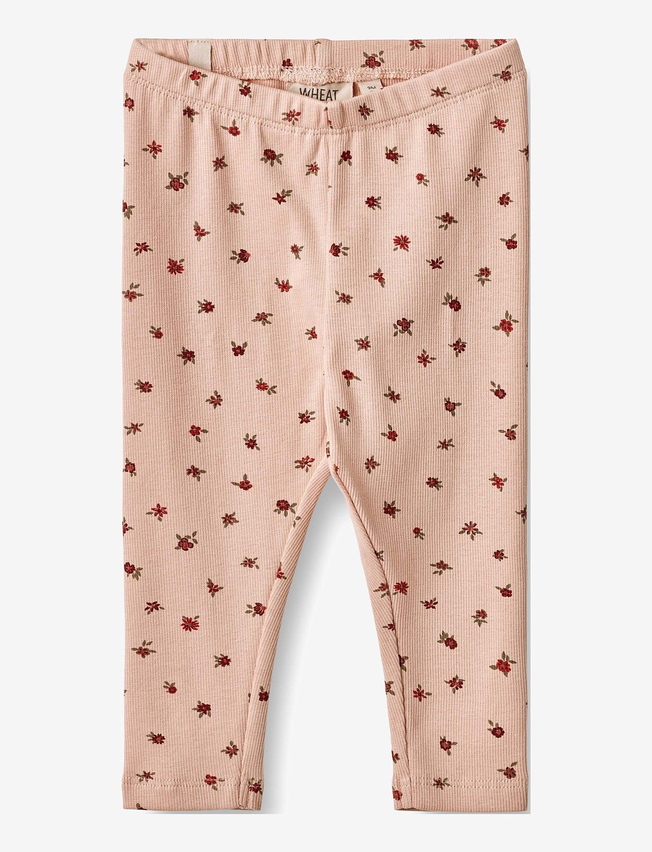 Wheat - Jersey Leggings Jules - pink sand flowers - 1