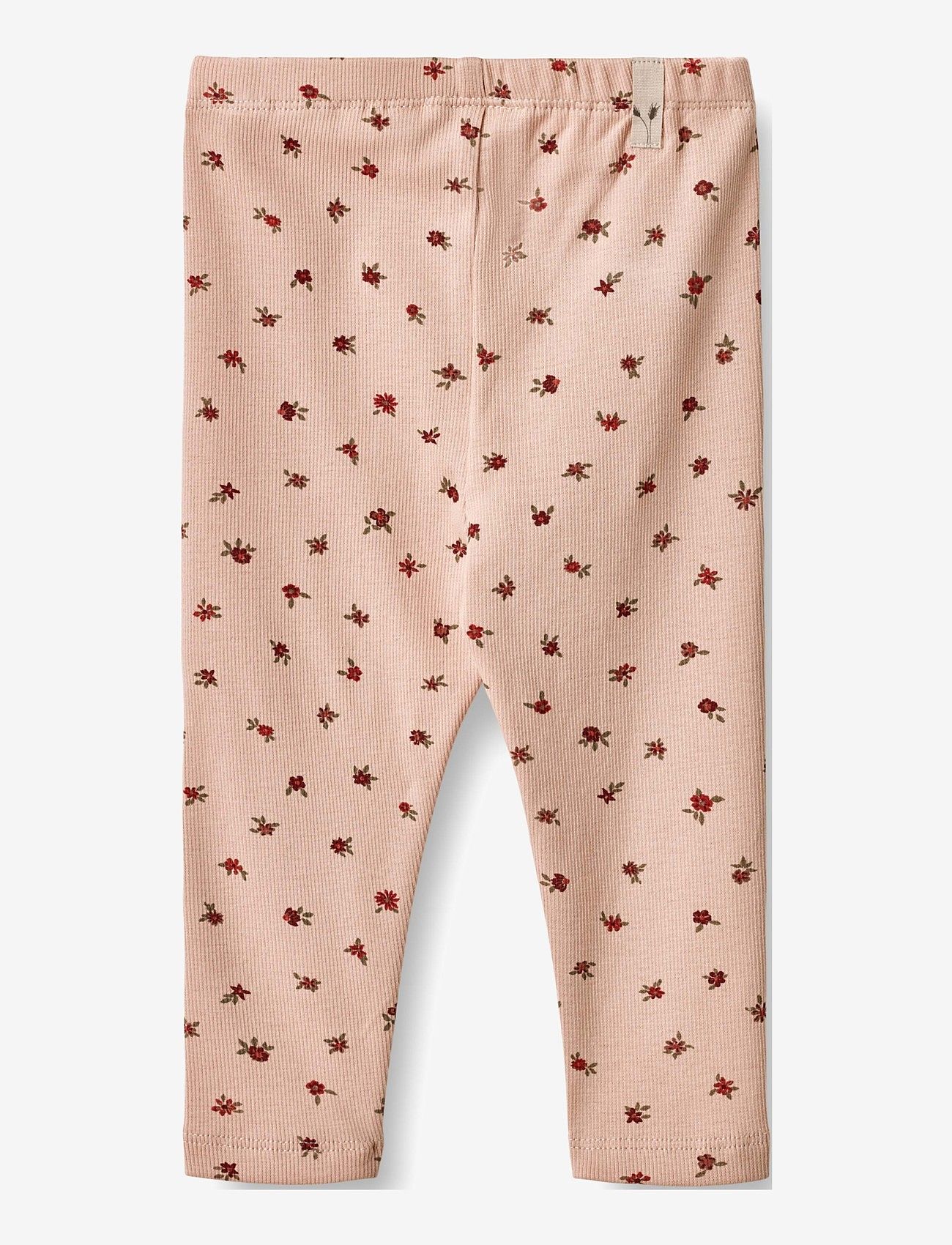Wheat - Jersey Leggings Jules - pink sand flowers - 2
