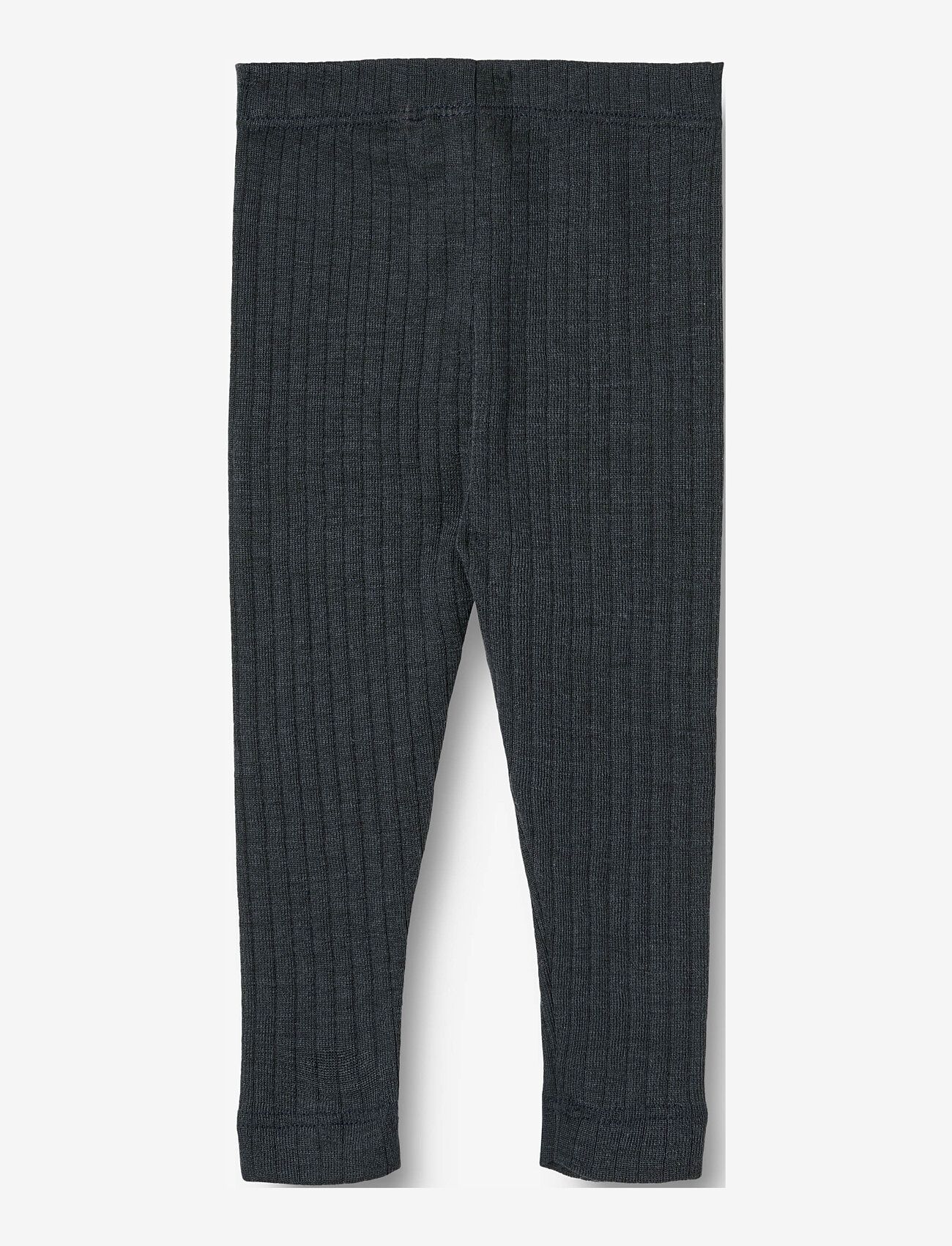 Wheat - Wool Silk Leggings Agi - herbstliche kleidung - navy - 2