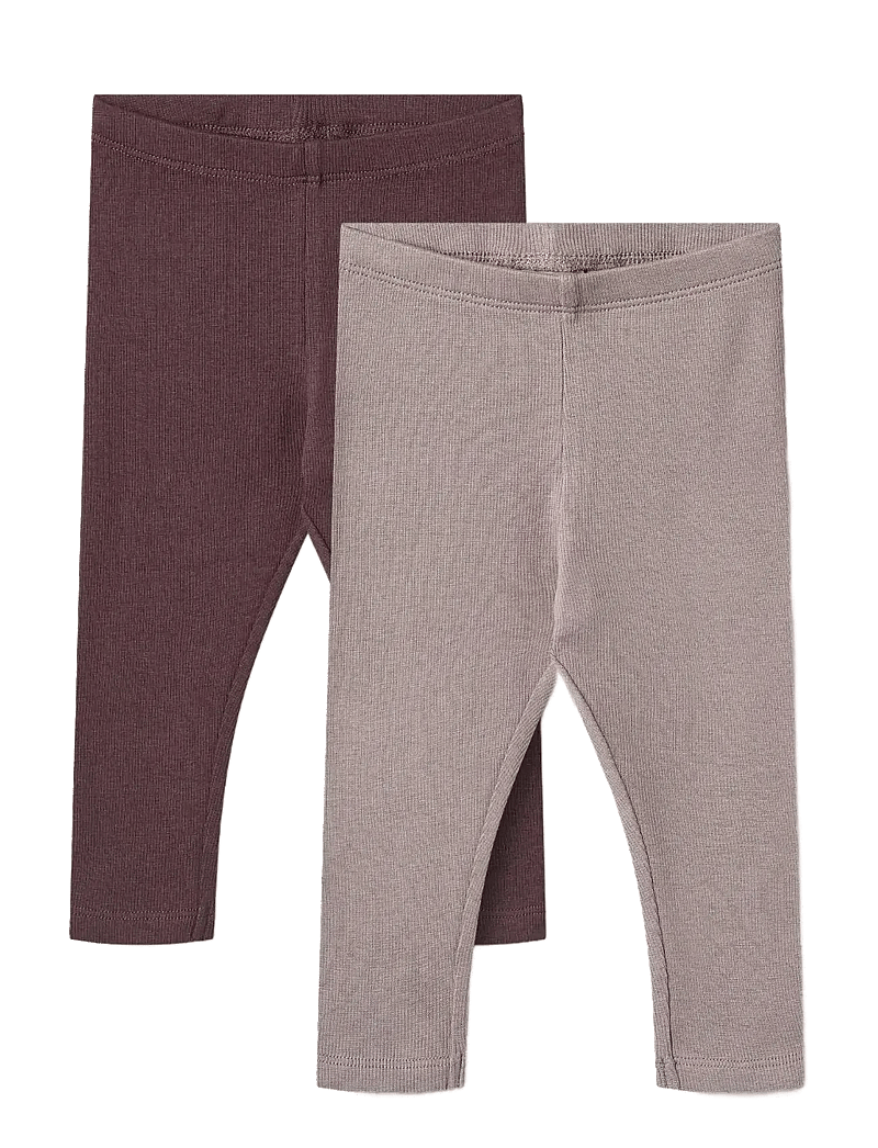 Wheat - 2 Rib Leggings Maddy - leggings - purple fudge - 0