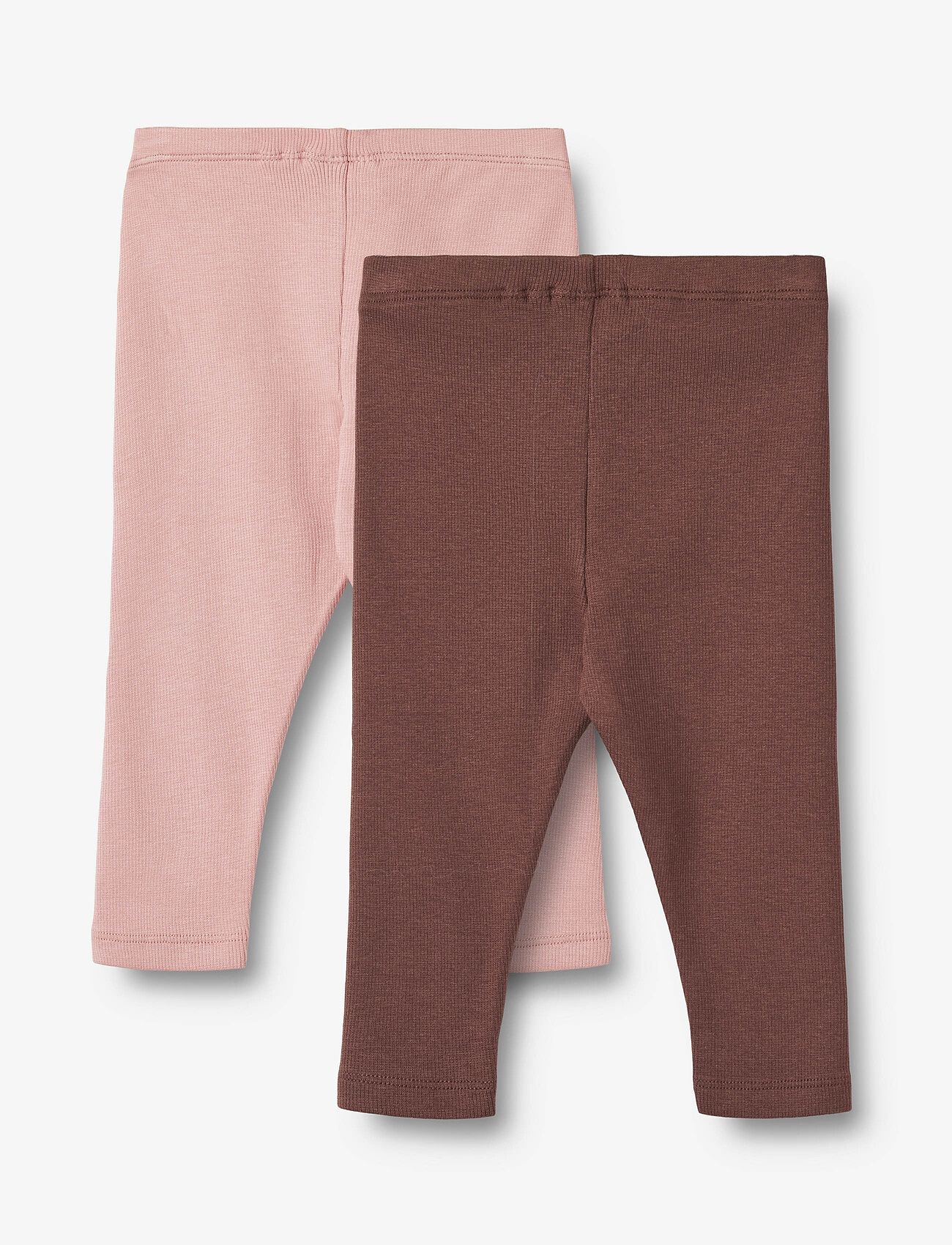 Wheat - 2 Rib Leggings Maddy - rose frost eggplant - 1