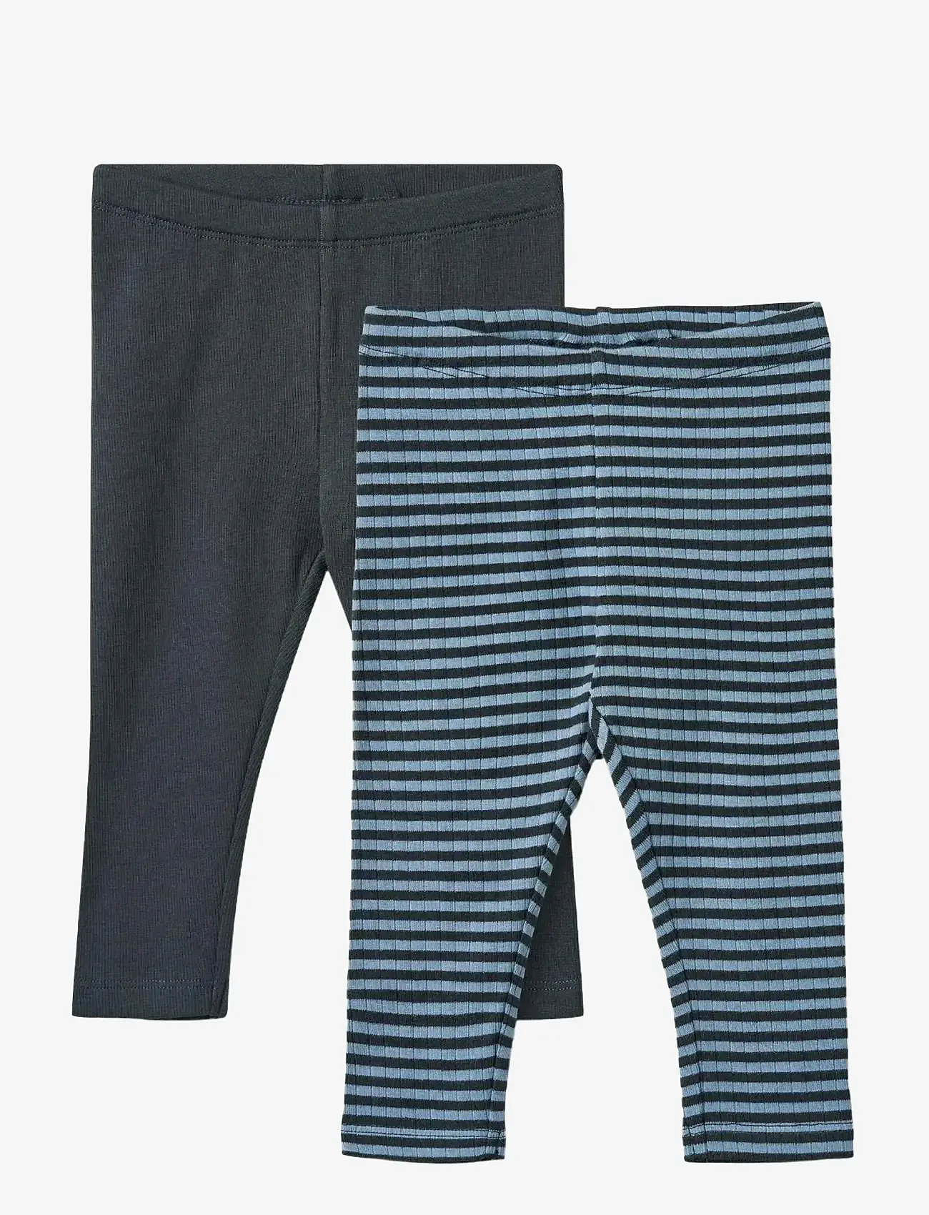Wheat - 2 Leggings Jules - herbstliche kleidung - bright blue stripe - 0