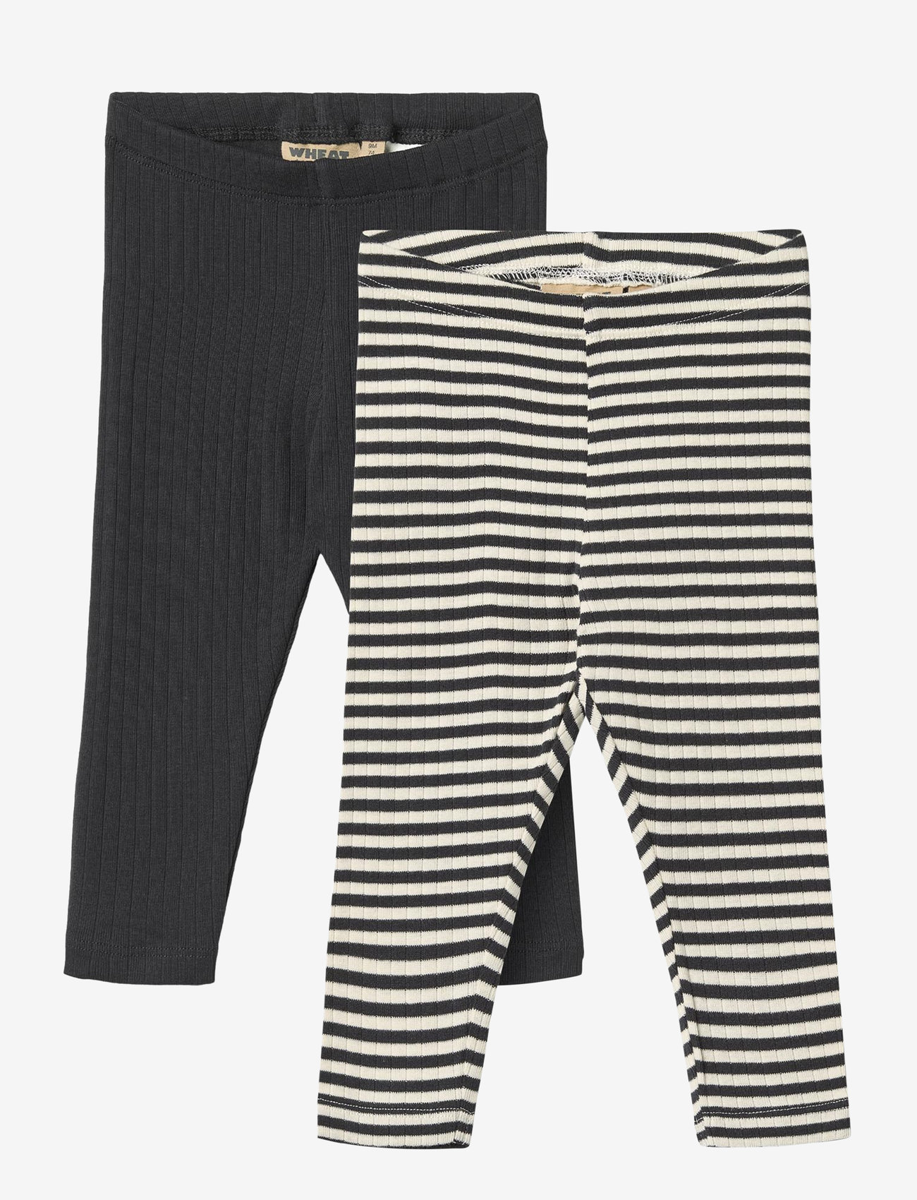 Wheat - 2 Leggings Jules - leginsy w opakowaniu zbiorczym - navy rib stripe - 0