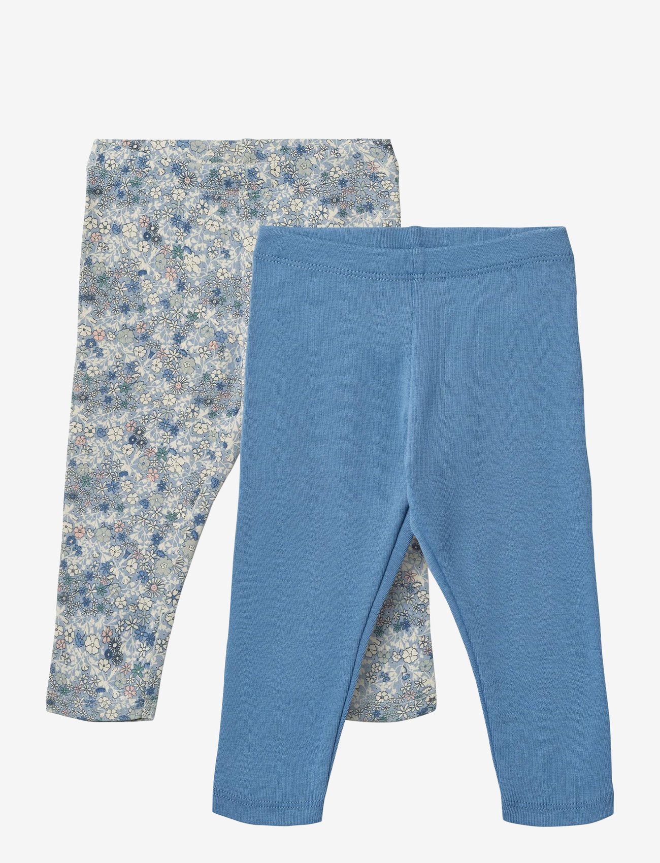 Wheat - 2 Leggings Jules - herbstliche kleidung - blue summer flowers - 0