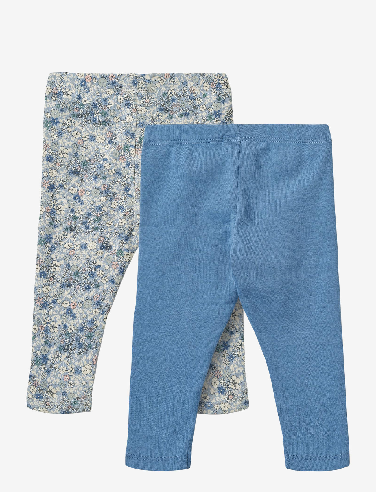 Wheat - 2 Leggings Jules - herbstliche kleidung - blue summer flowers - 1