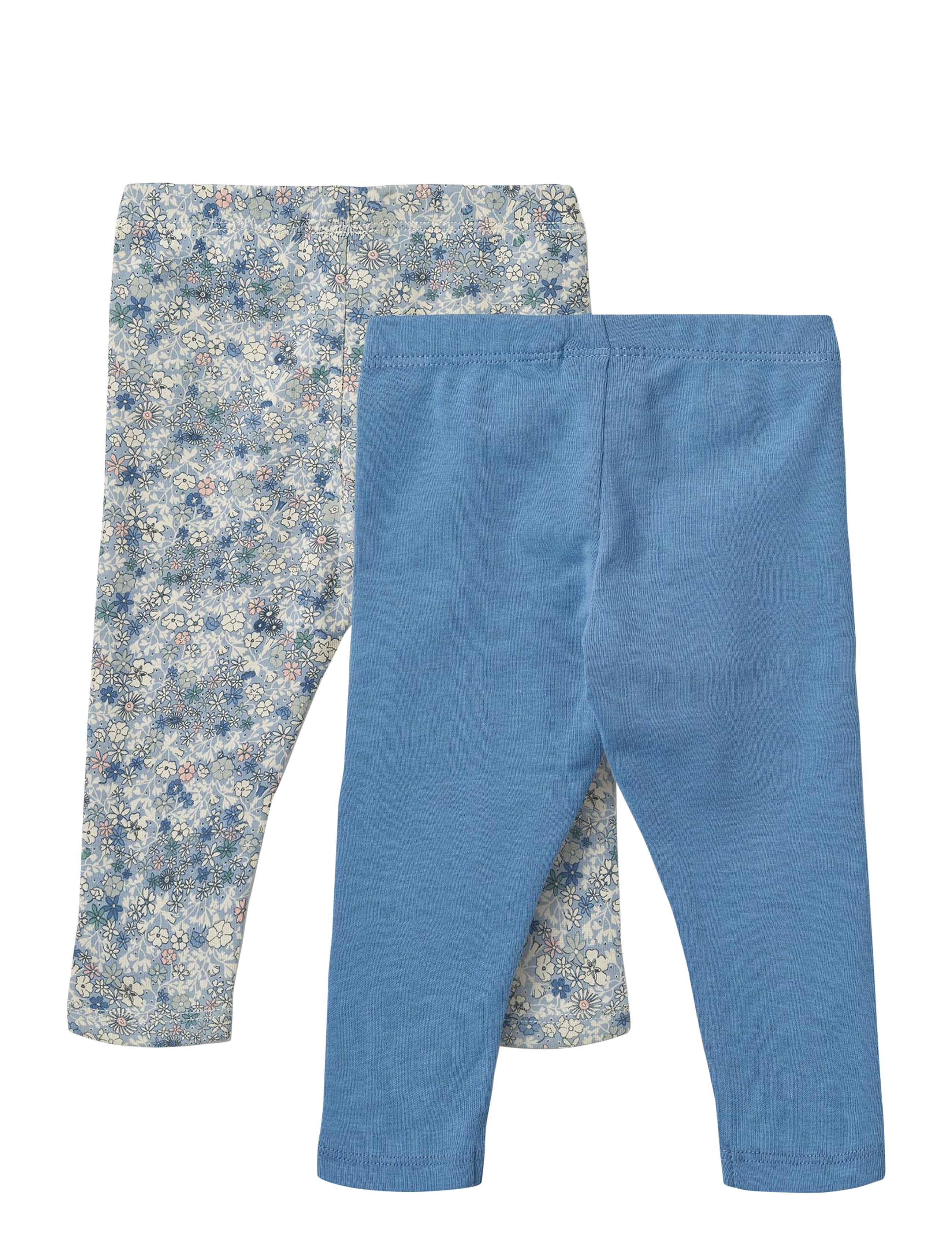 Wheat - 2 Leggings Jules - leggings - blue summer flowers - 1