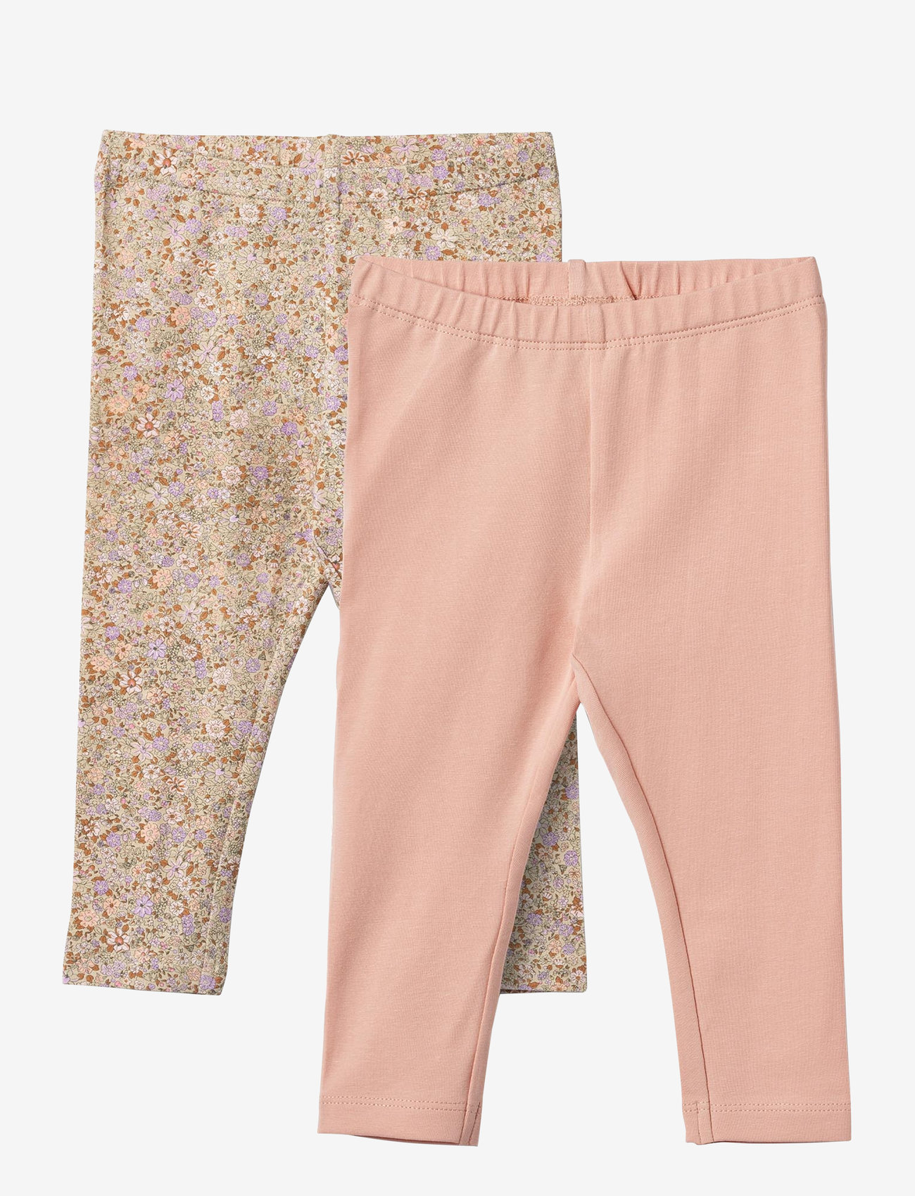 Wheat - 2 Leggings Jules - herbstliche kleidung - lilac flower meadow - 0