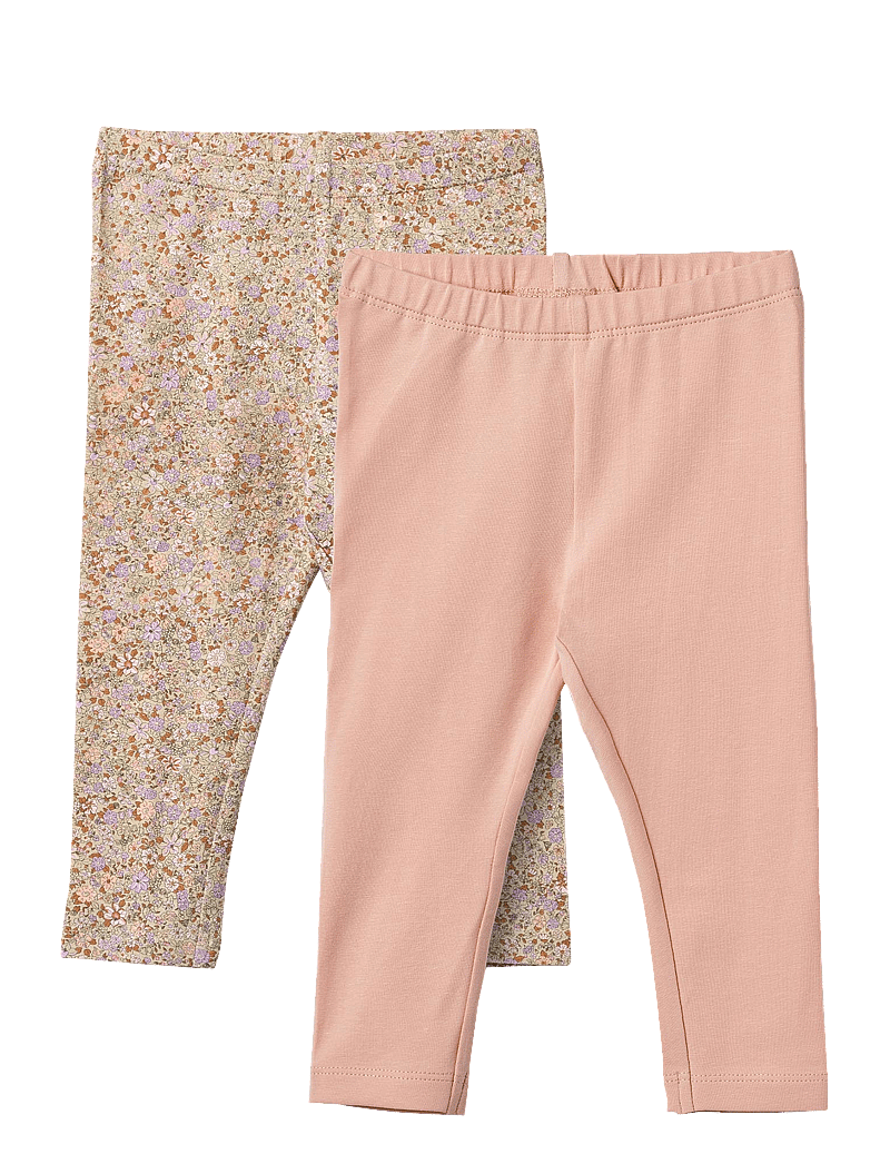 Wheat - 2 Leggings Jules - multipack leggins - lilac flower meadow - 0